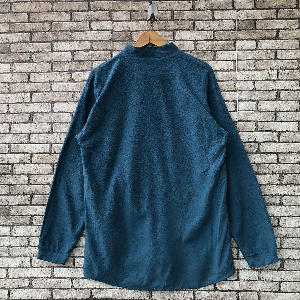 Montbell Vintage Montbell Turqoise Long Sleeve Fleece Size US XL / EU 56 / 4 - 2 Thumbnail