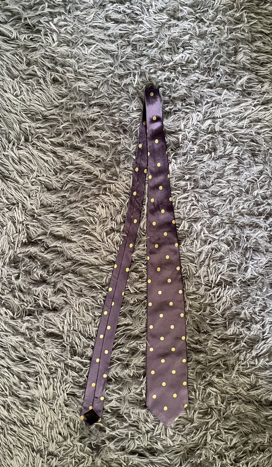 Jean Paul Gaultier × Vintage Jean Paul Gaultier JPG 90s vintage polka dot purple tie Size ONE SIZE - 1 Thumbnail