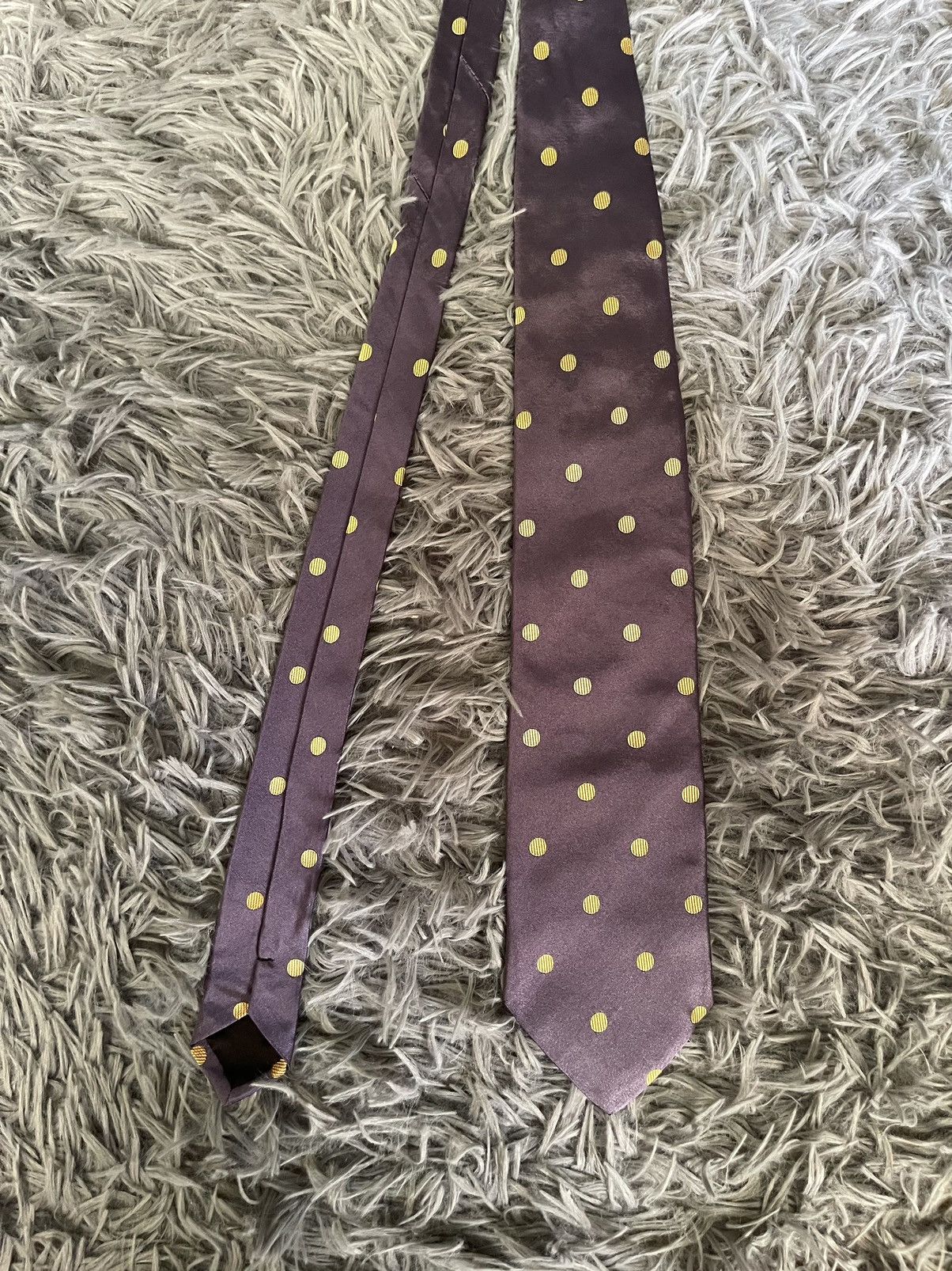 Jean Paul Gaultier × Vintage Jean Paul Gaultier JPG 90s vintage polka dot purple tie Size ONE SIZE - 2 Thumbnail