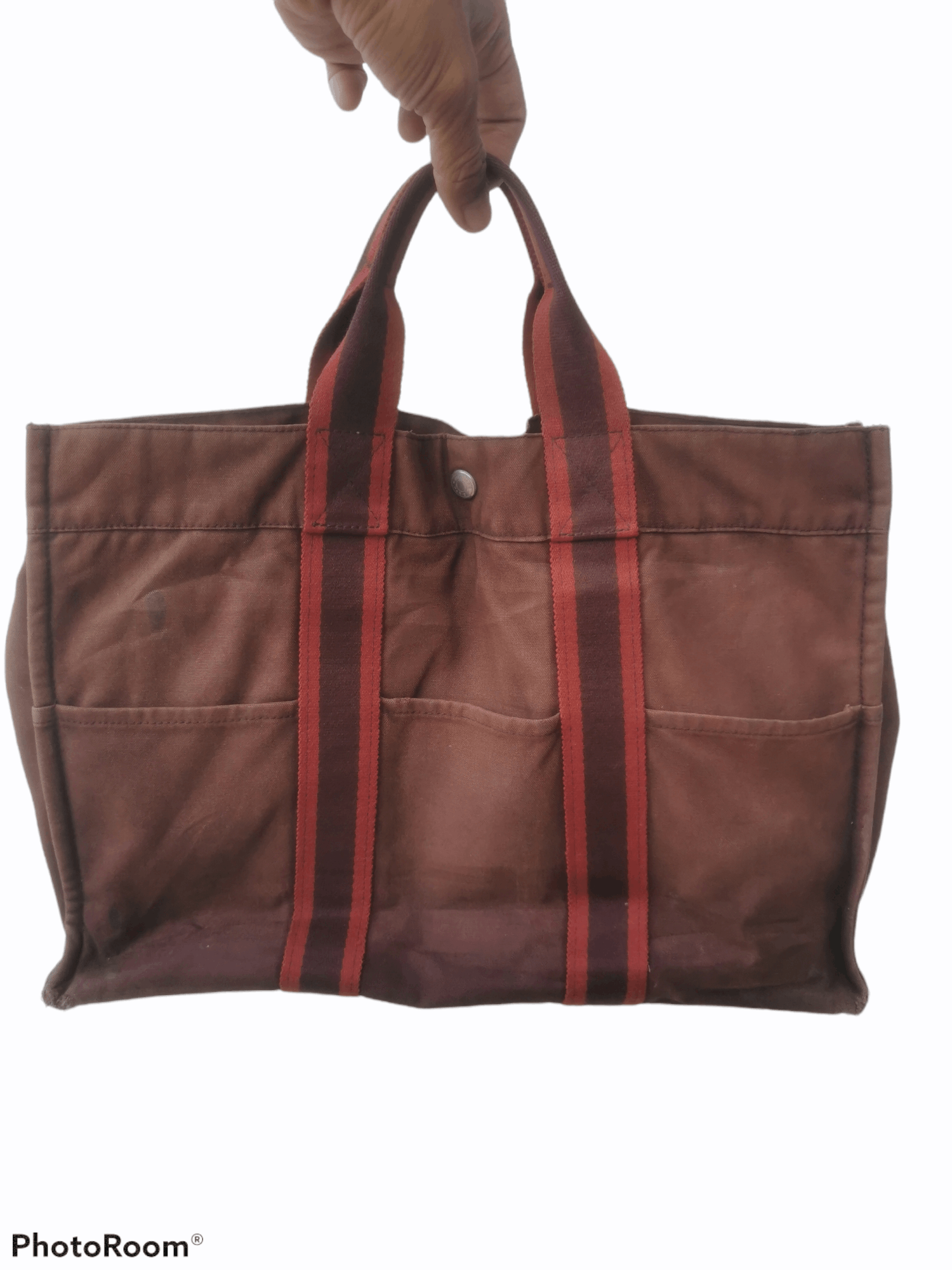 Designer × Hermes × Vintage Authentic Vintage Hermes Paris Tote Bag Size ONE SIZE - 1 Thumbnail