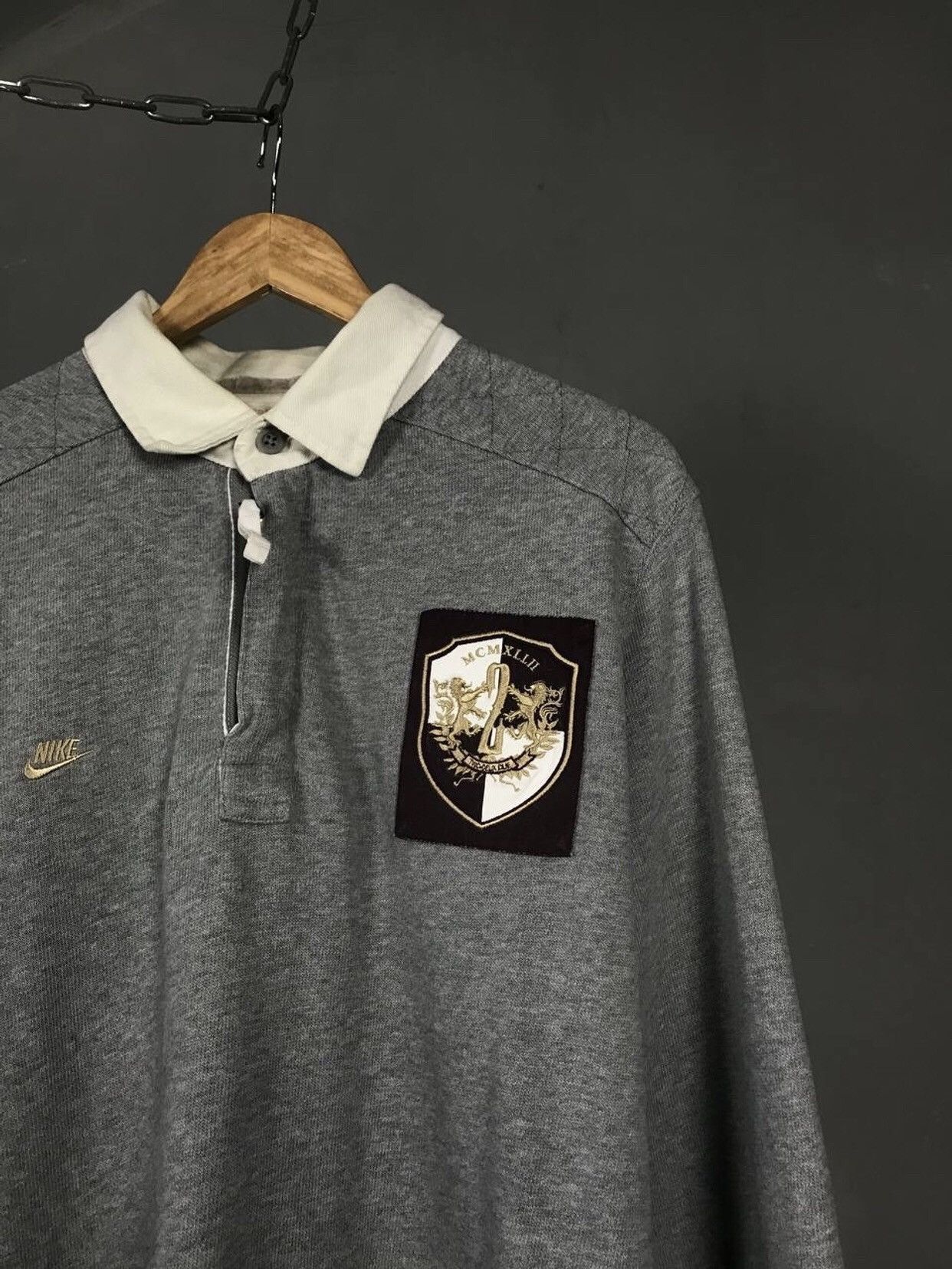 Nike Nike x Hooker’s Jersey streetwear vintage rugby sweatshirt Size US L / EU 52-54 / 3 - 2 Thumbnail
