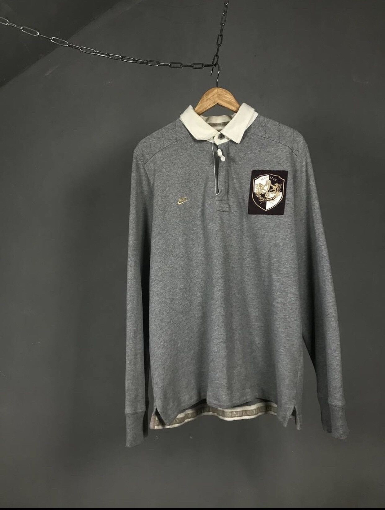 Nike Nike x Hooker’s Jersey streetwear vintage rugby sweatshirt Size US L / EU 52-54 / 3 - 1 Thumbnail