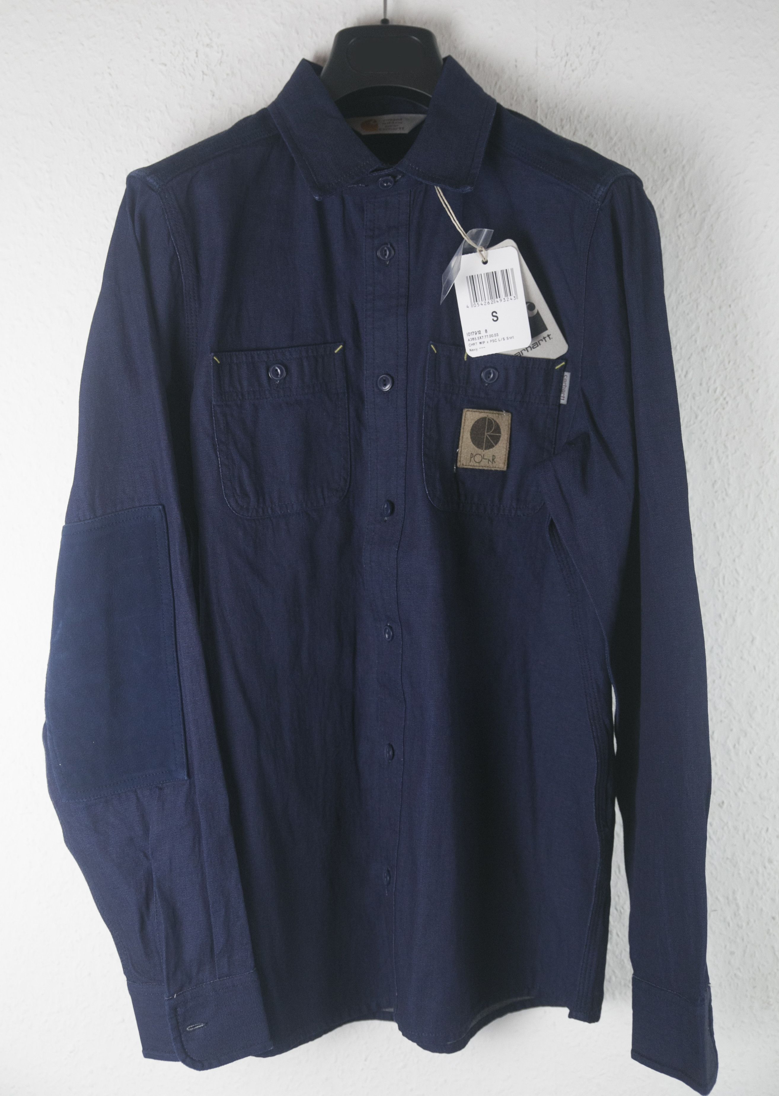 image of NWT Carhartt Wip x Polar Skate Co. L/s Shirt Navy Size S, Men's