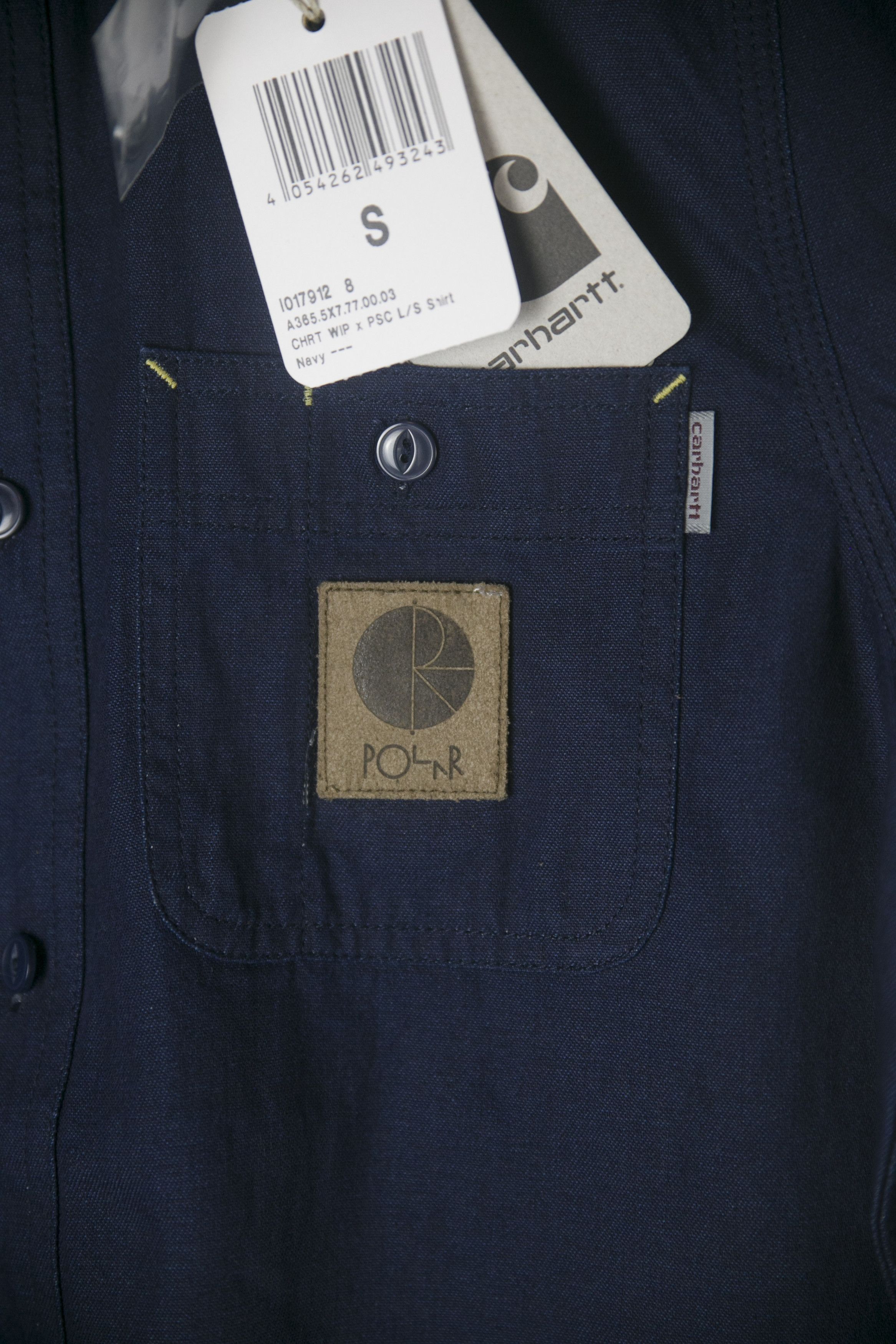 Carhartt Wip × Polar Skate Co. NWT Carhartt WIP x Polar Skate Co. L/S Shirt Navy Size S Size US S / EU 44-46 / 1 - 3 Thumbnail