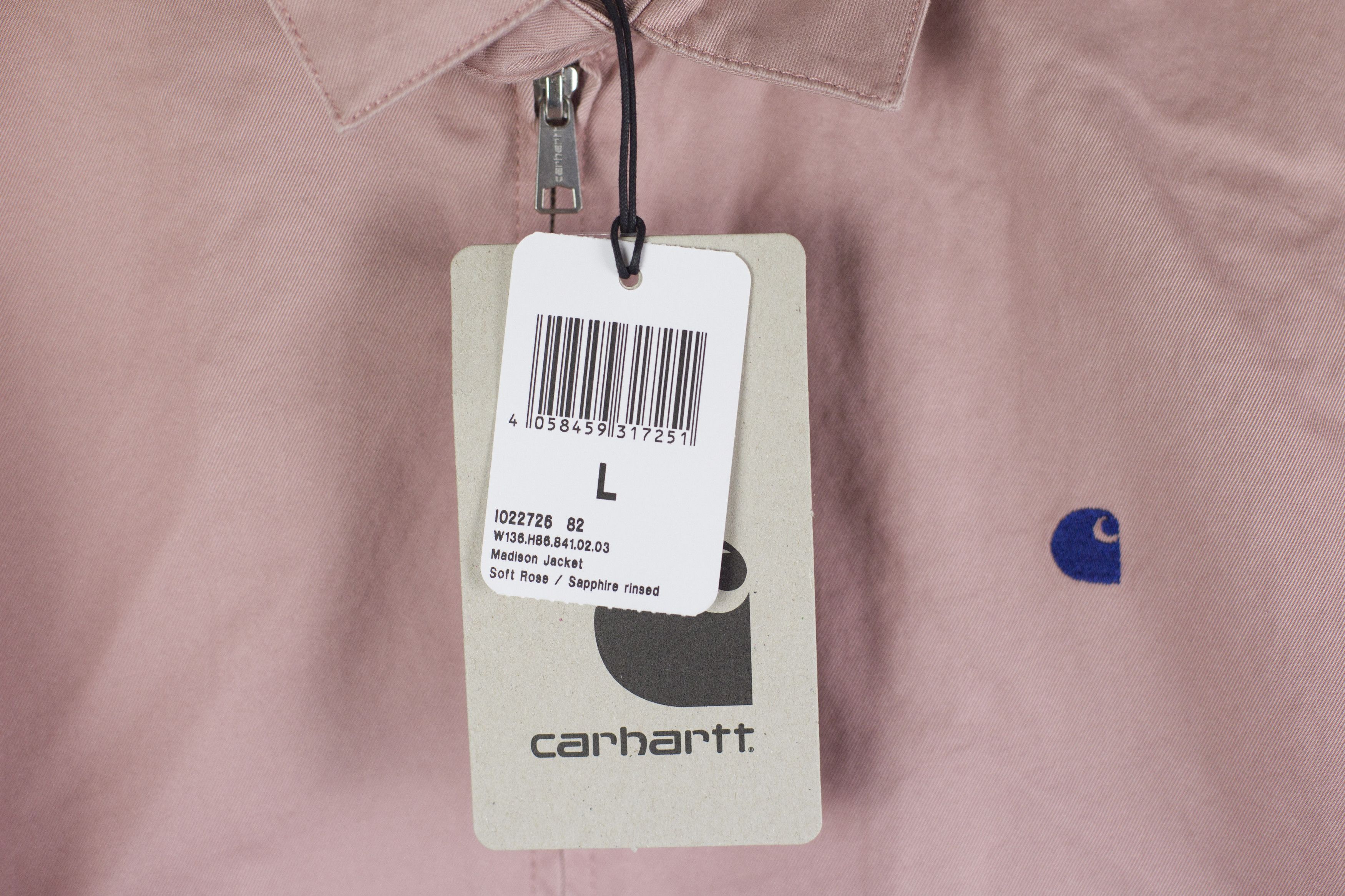 Carhartt Wip NWT Carhartt WIP Madison Jacket Soft Rose Size L Size US L / EU 52-54 / 3 - 4 Thumbnail