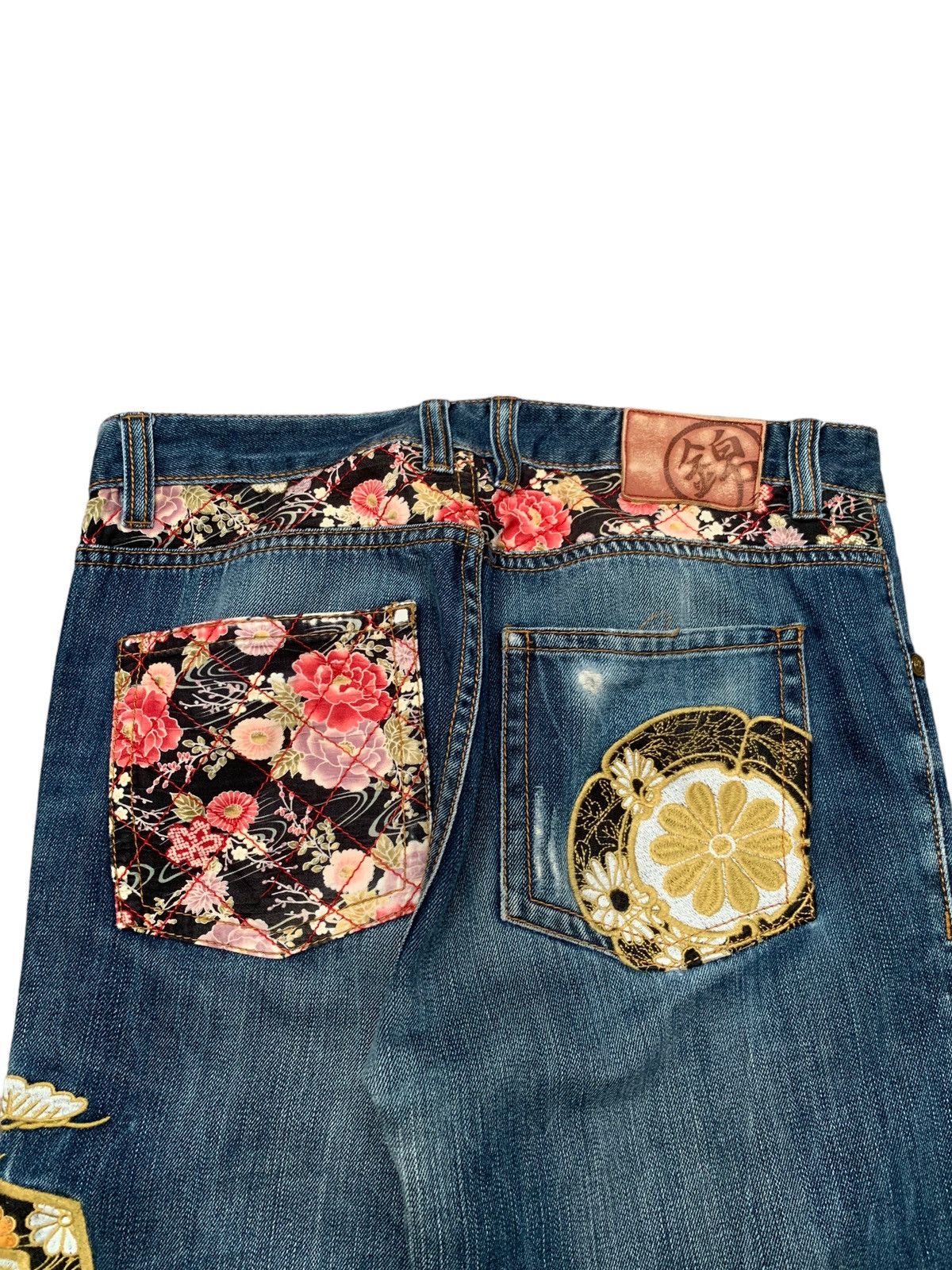 If Six Was Nine × Japanese Brand × Vintage Rare Design Vintage Japanese Brand Sukajan Jeans 1990s Size US 33 - 4 Thumbnail
