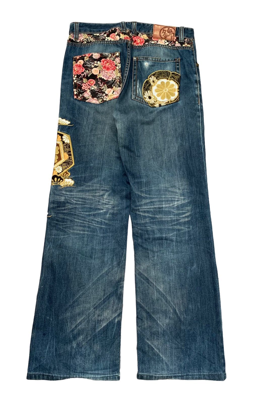 If Six Was Nine × Japanese Brand × Vintage Rare Design Vintage Japanese Brand Sukajan Jeans 1990s Size US 33 - 2 Thumbnail