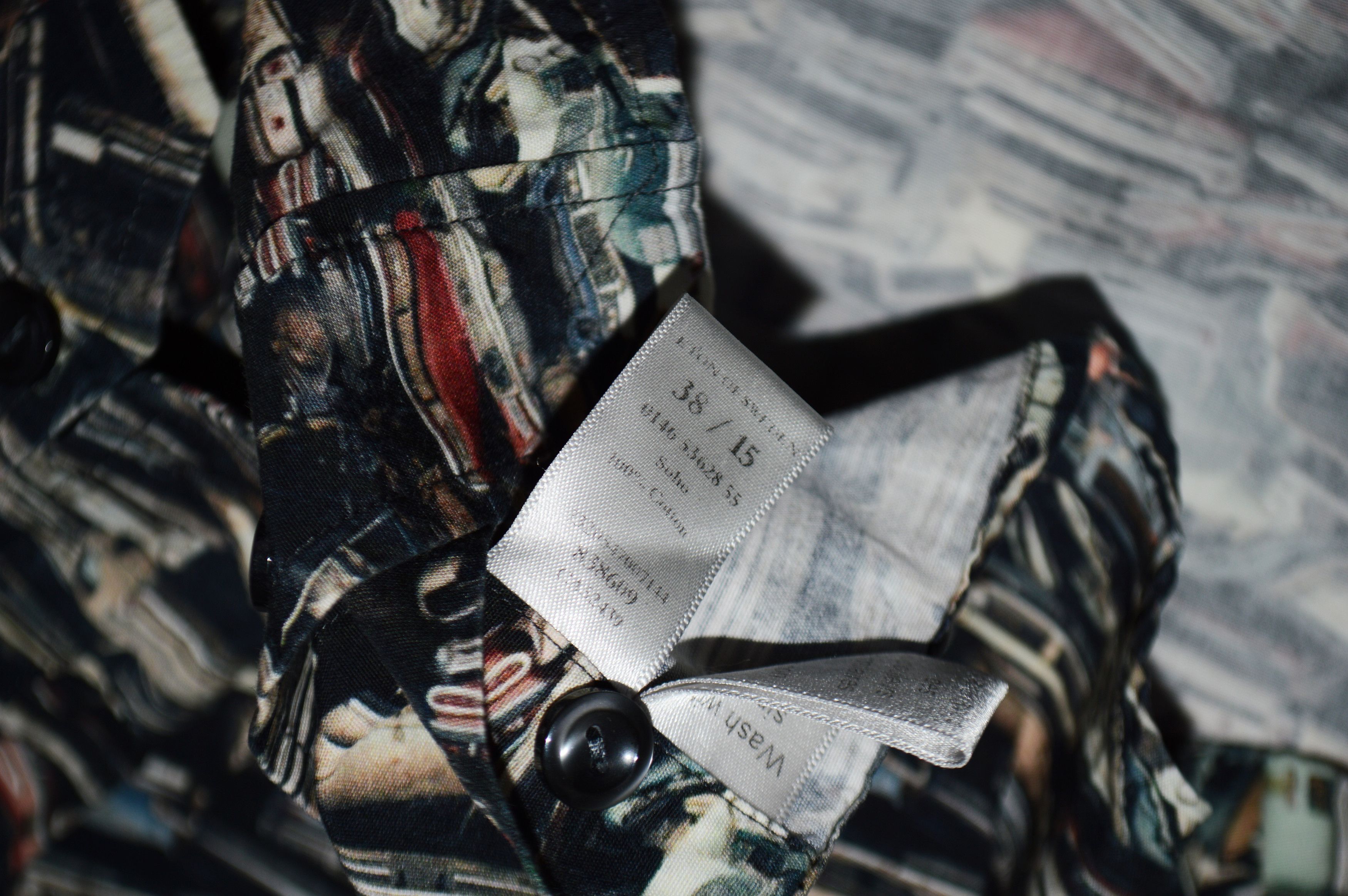Eton Eton Car Junkyard Print Cotton Shirt Size US S / EU 44-46 / 1 - 7 Thumbnail