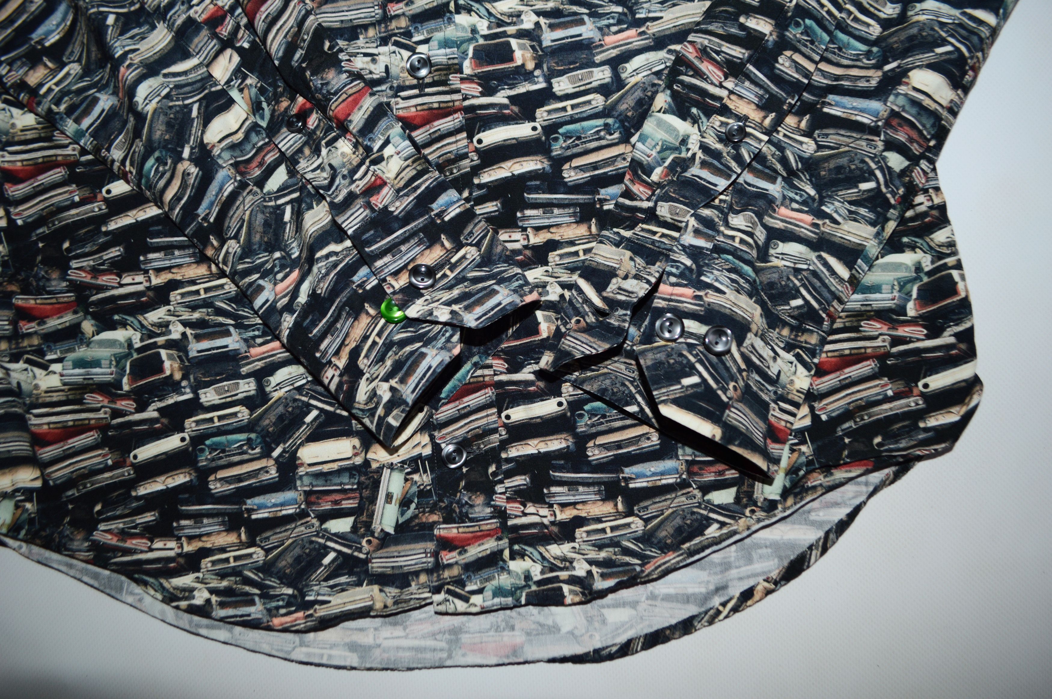 Eton Eton Car Junkyard Print Cotton Shirt Size US S / EU 44-46 / 1 - 6 Thumbnail