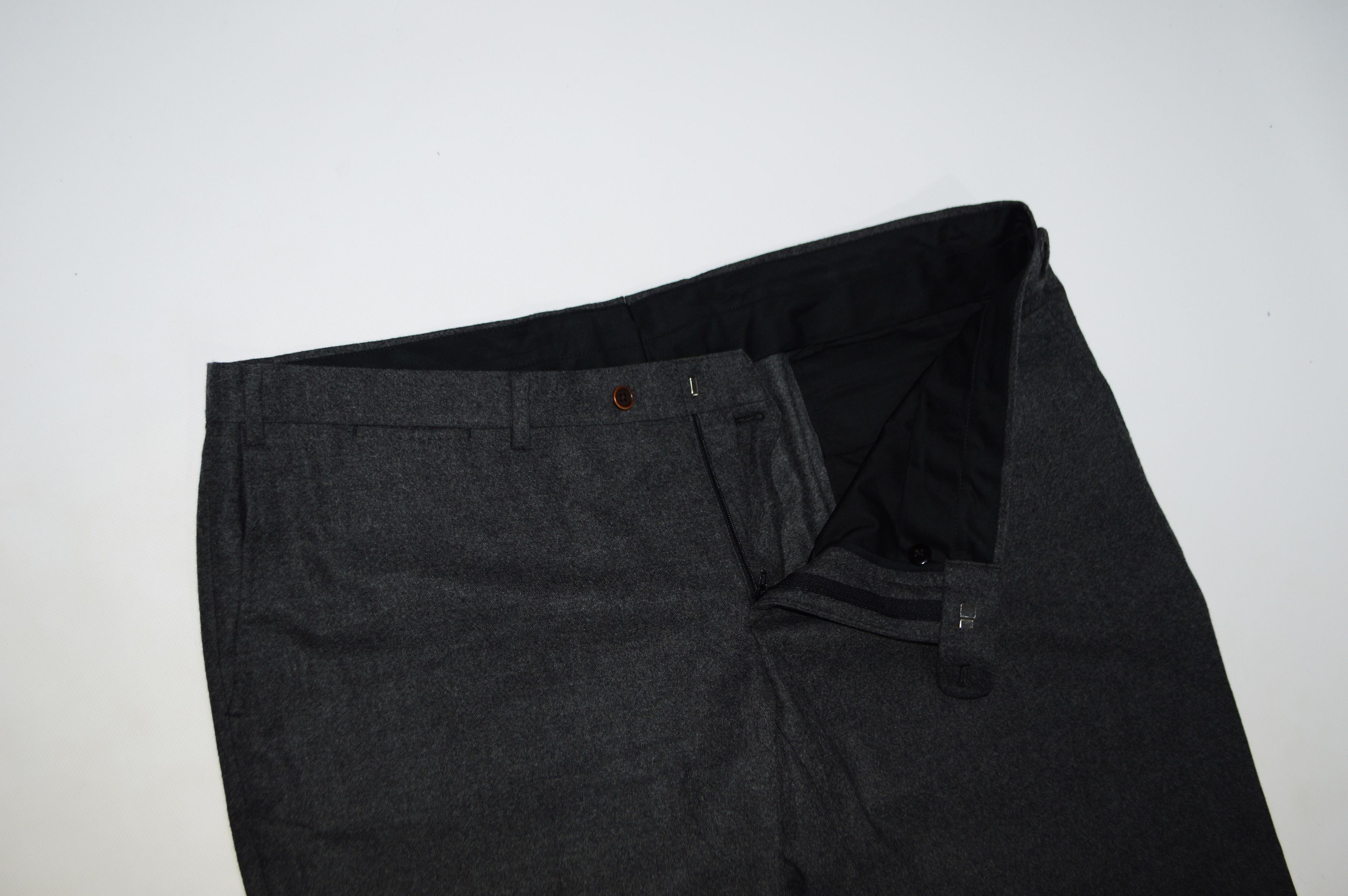 Suitsupply SUITSUPPLY Lazio Pure Wool Gray Trousers Size US 42 / EU 58 - 4 Thumbnail