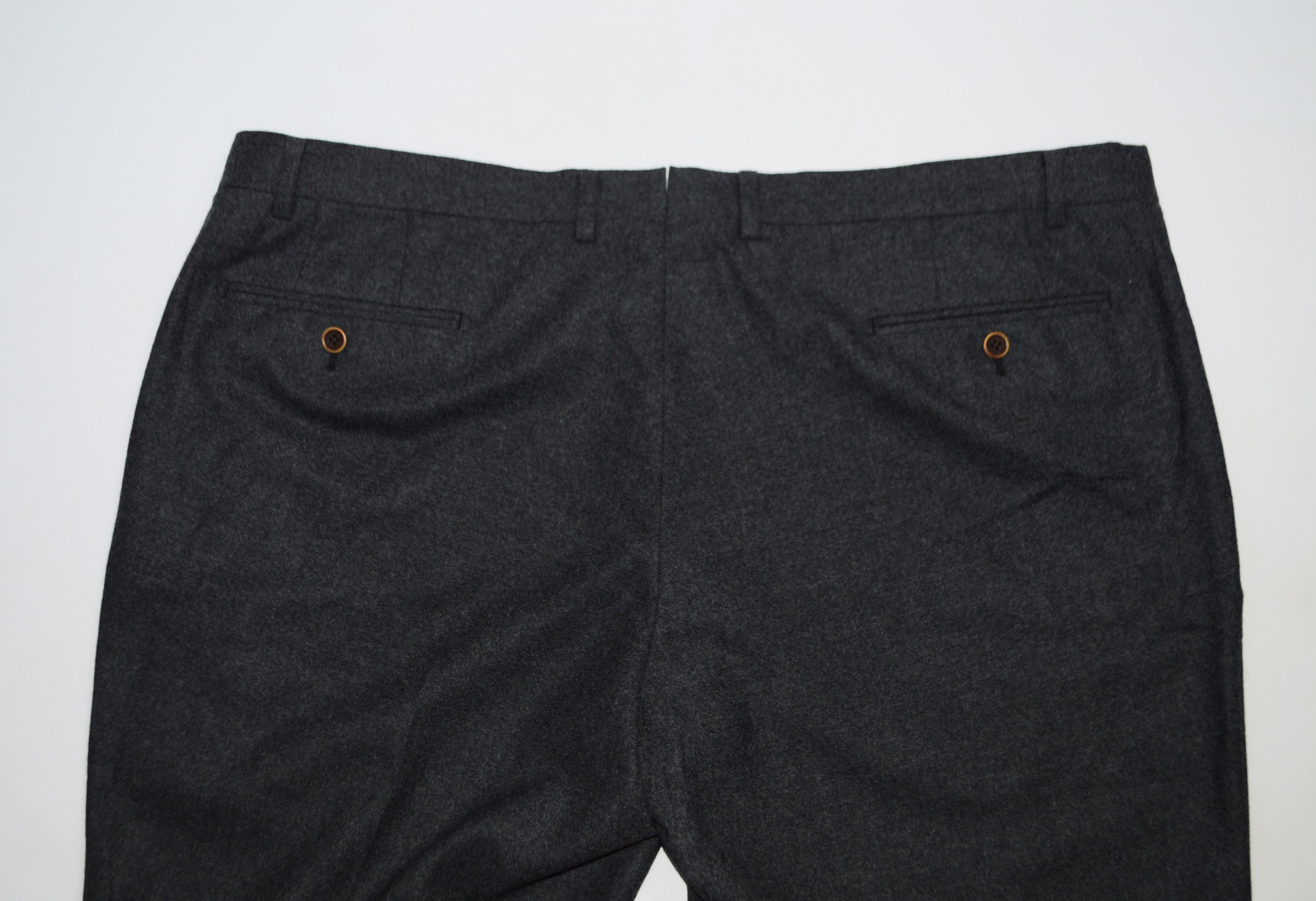 Suitsupply SUITSUPPLY Lazio Pure Wool Gray Trousers Size US 42 / EU 58 - 7 Thumbnail