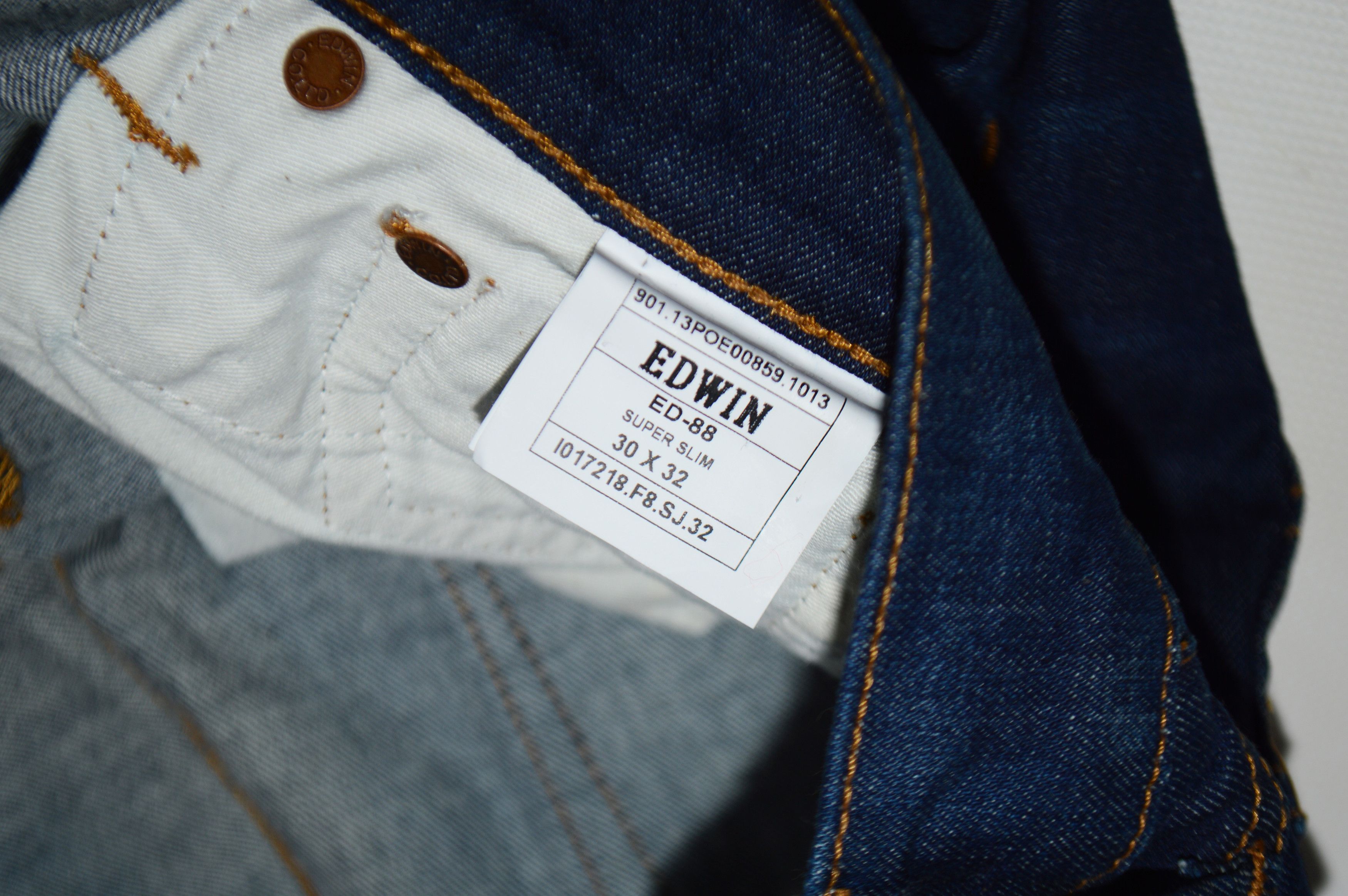 Edwin Edwin ED-88 Super Slim Denim Jeans Size US 30 / EU 46 - 7 Thumbnail