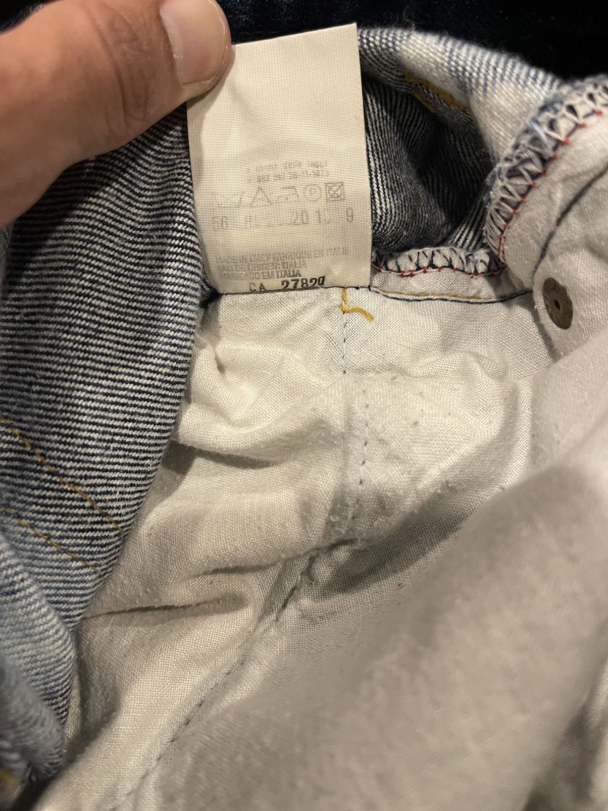 Helmut Lang Helmut Lang Bleach Denim 1996 Size US 29 - 5 Thumbnail
