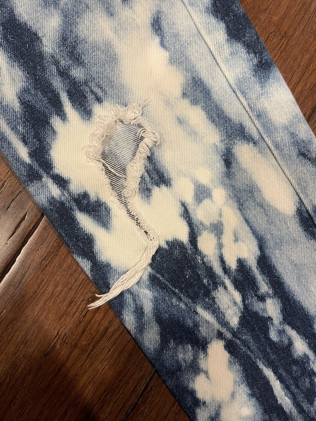 Helmut Lang Helmut Lang Bleach Denim 1996 Size US 29 - 7 Thumbnail