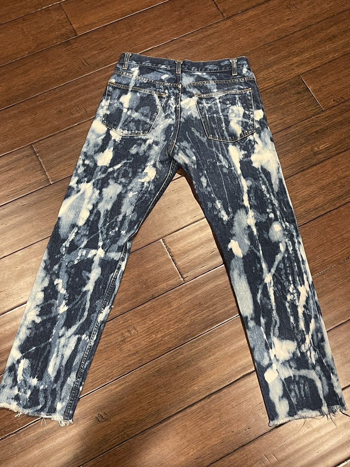 Helmut Lang Helmut Lang Bleach Denim 1996 Size US 29 - 6 Thumbnail