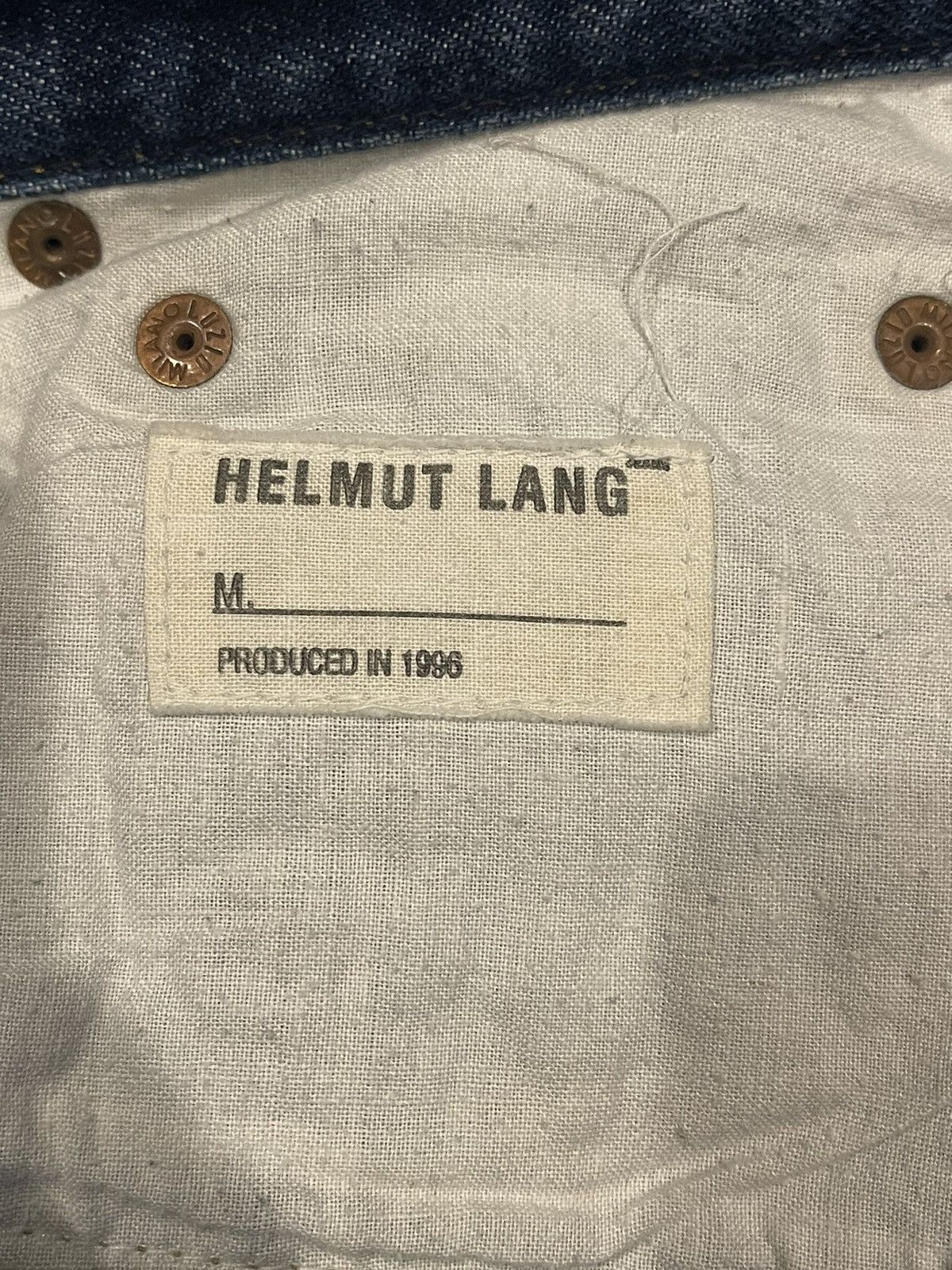 Helmut Lang Helmut Lang Bleach Denim 1996 Size US 29 - 3 Thumbnail