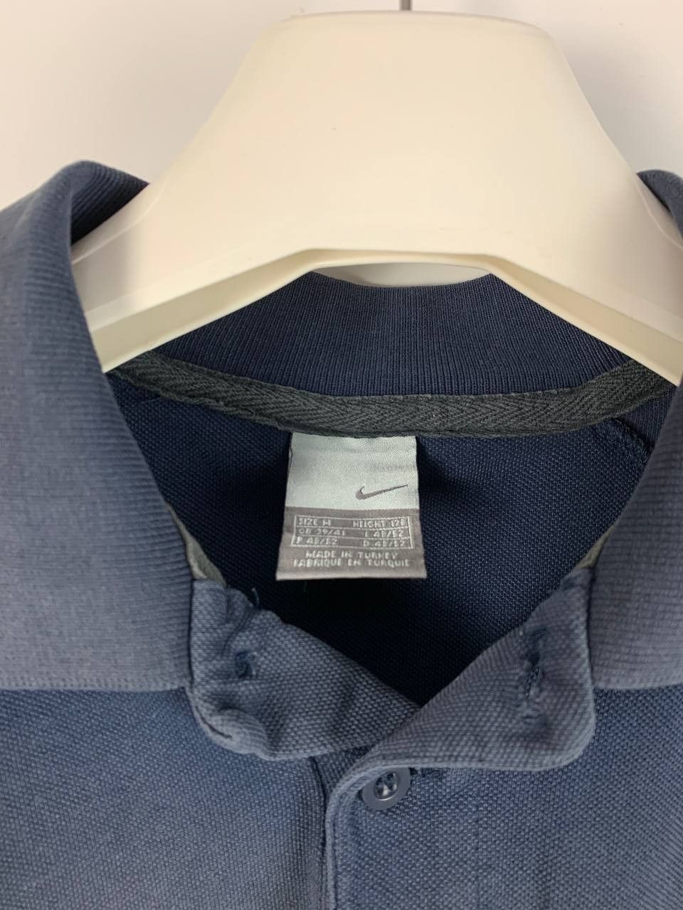 Nike Nike Vintage polos blue coton M Size US M / EU 48-50 / 2 - 2 Thumbnail