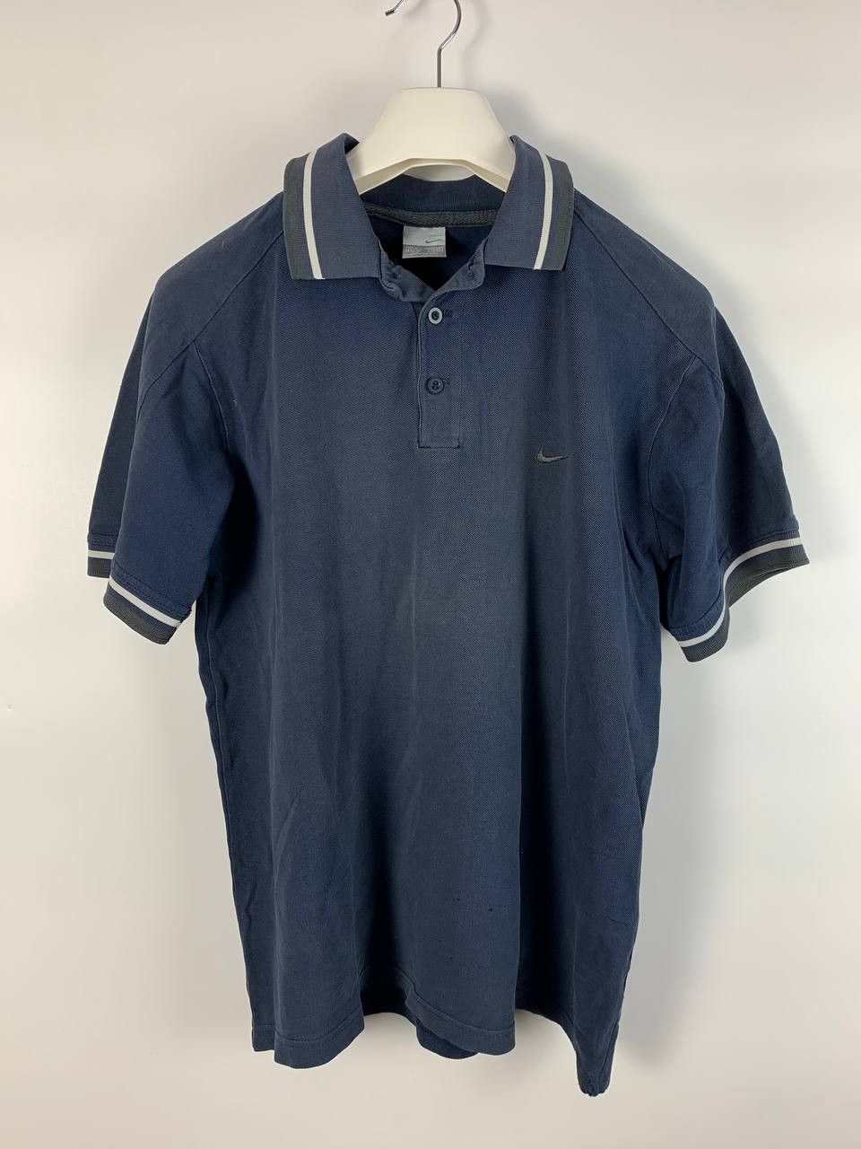 Nike Nike Vintage polos blue coton M Size US M / EU 48-50 / 2 - 1 Thumbnail