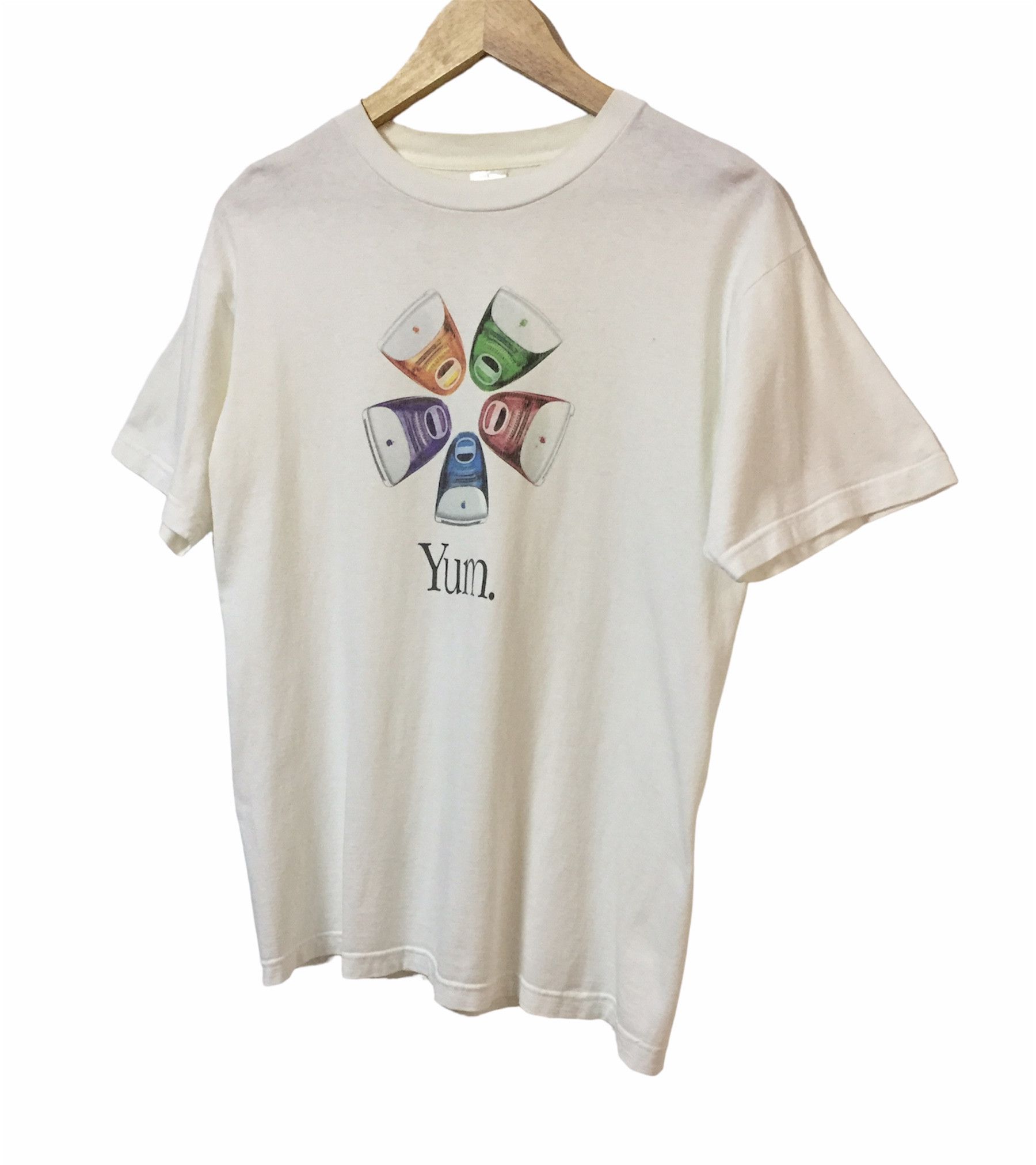 Apple VINTAGE 90s APPLE YUM MICROSOFT BRAND PROMO LOGO TSHIRT Size US M / EU 48-50 / 2 - 2 Thumbnail