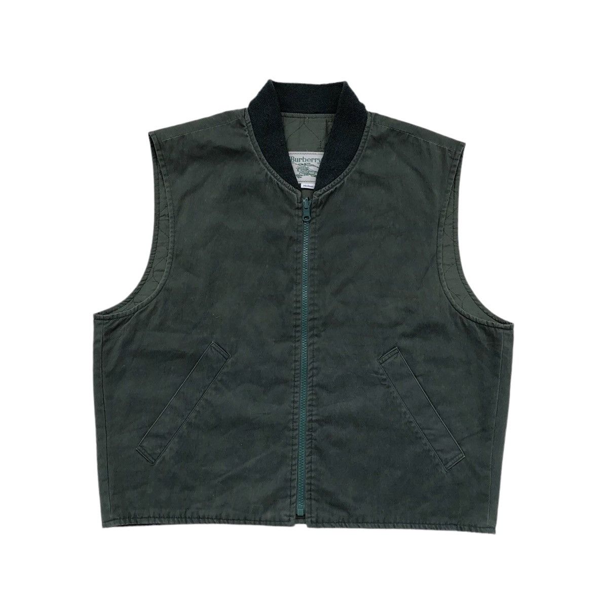 Burberry Vintage 90s Burberrys Prorsum Vest Jacket Size US M / EU 48-50 / 2 - 2 Thumbnail
