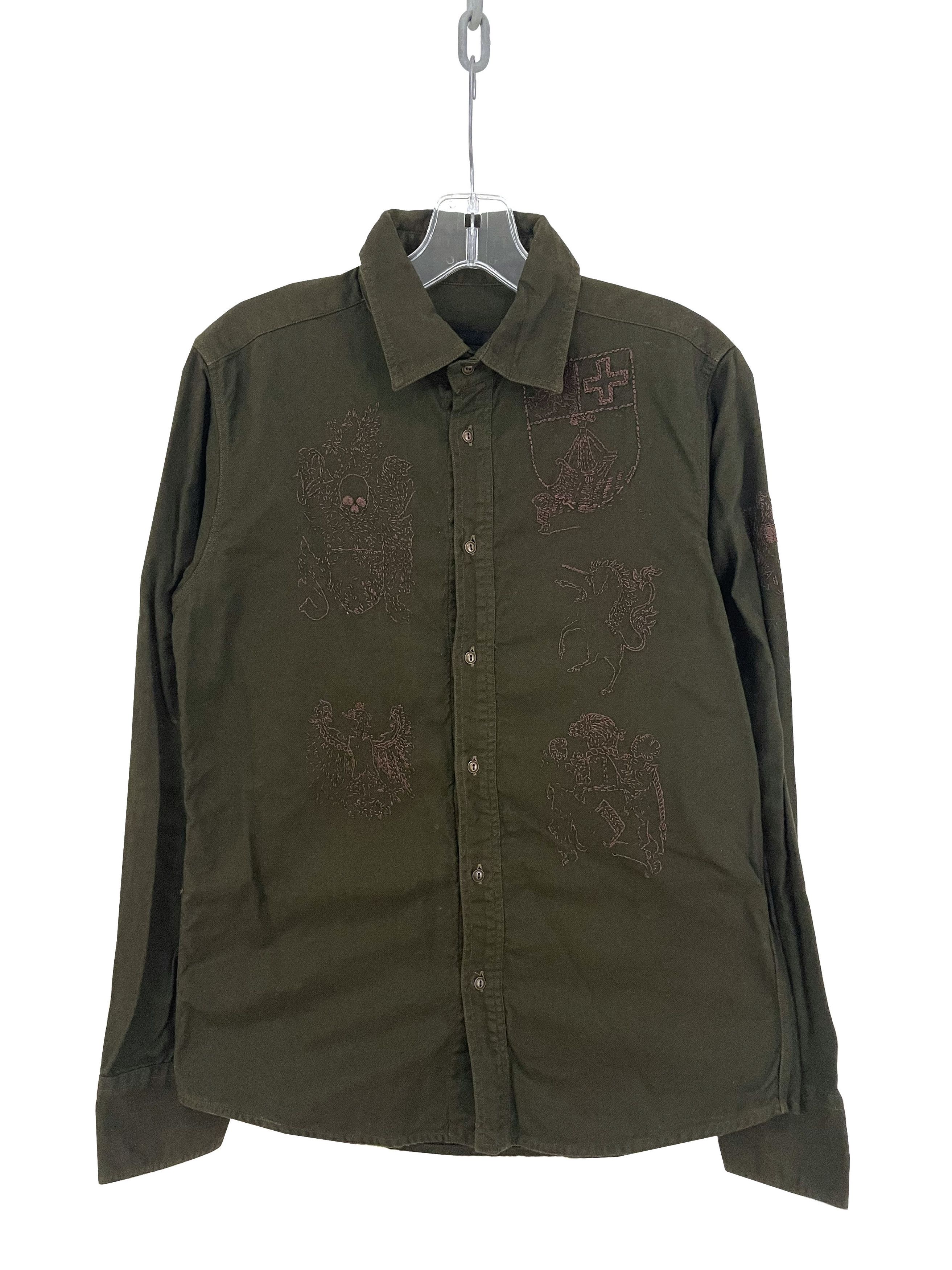 Embroidered Buttonup