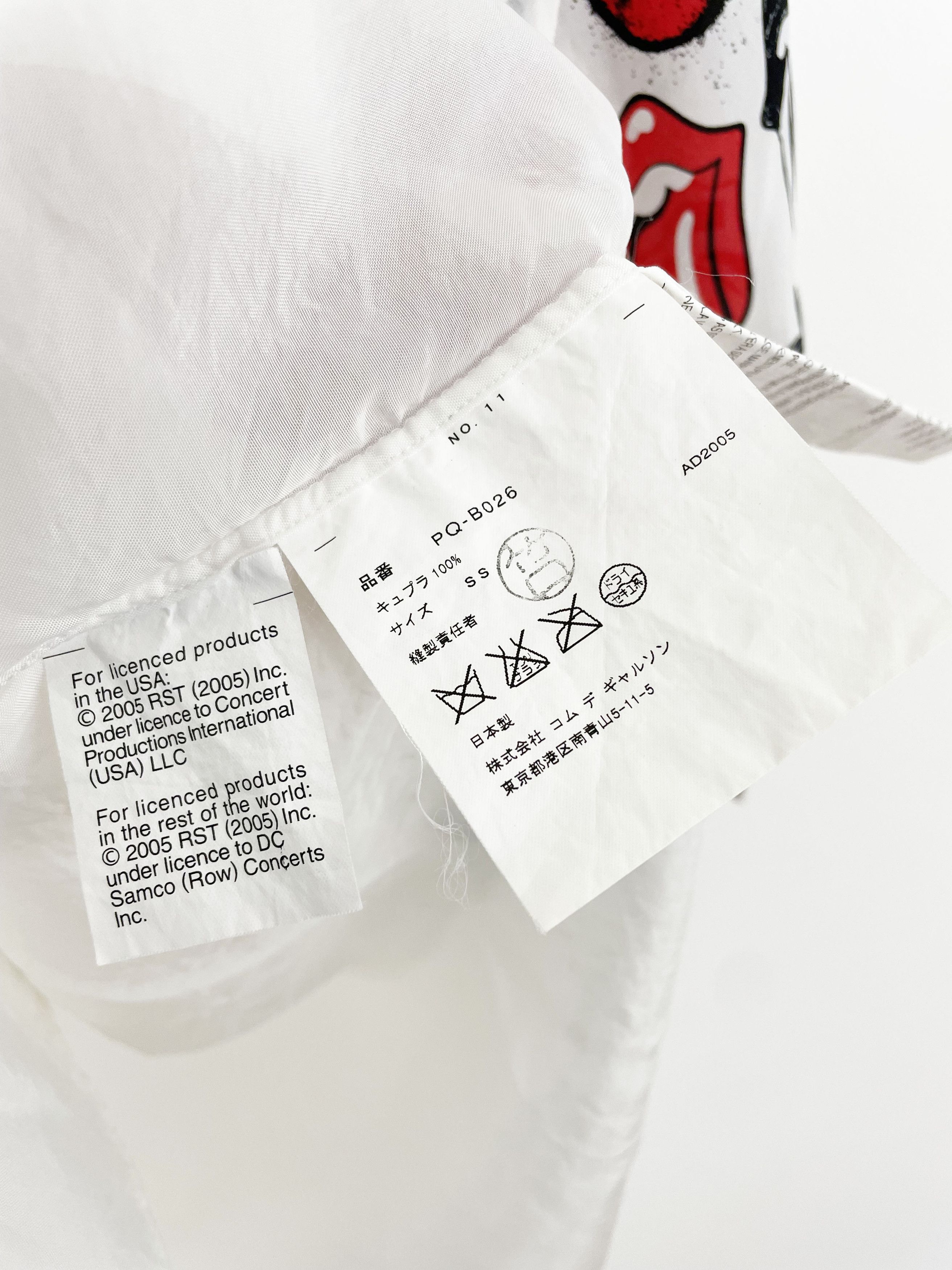 Comme des Garcons Homme Plus 2005 Rolling Stones Buttonup Size US S / EU 44-46 / 1 - 4 Thumbnail