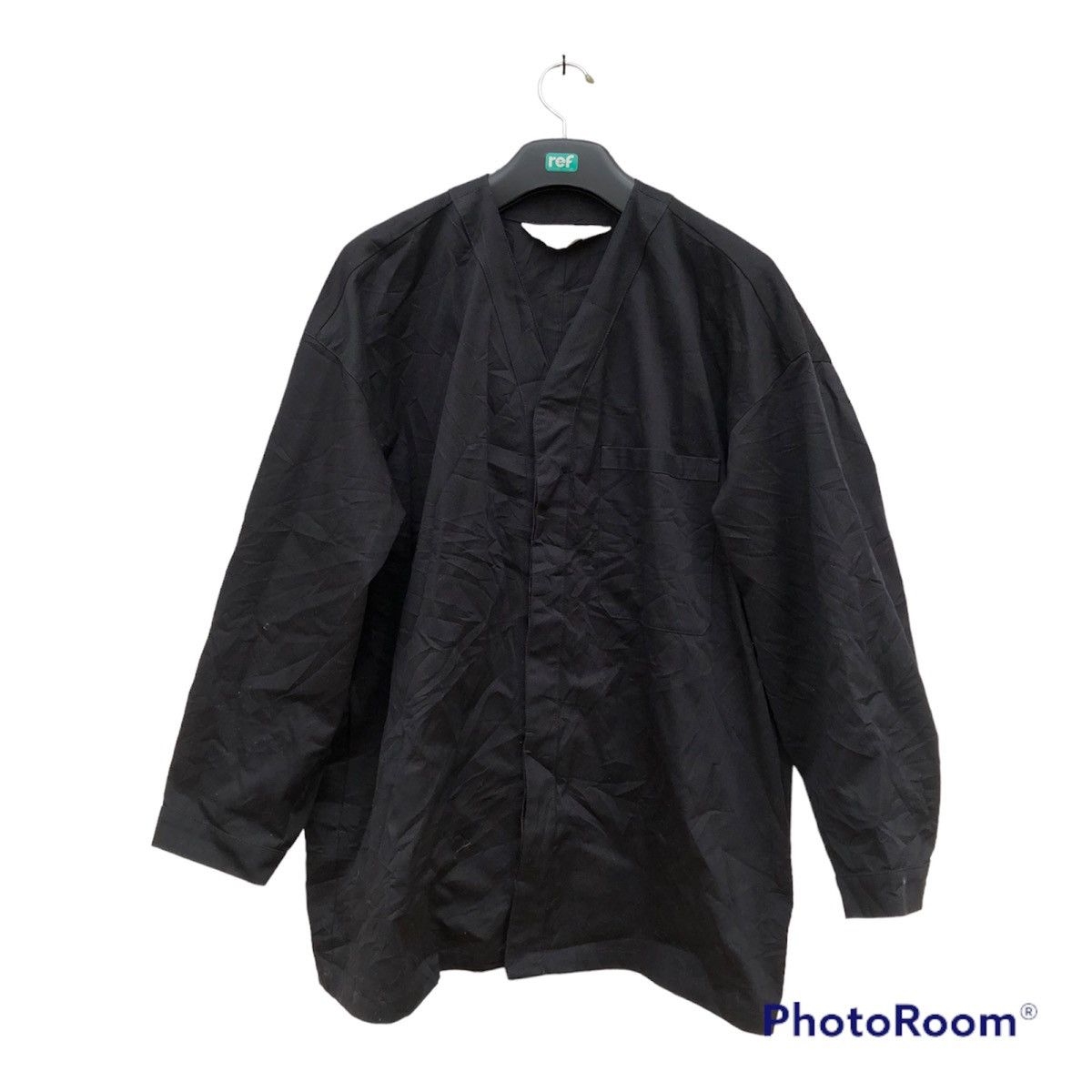 image of Midi Umi Casual Jacket Workers Distress in Black, Men's (Size Large)