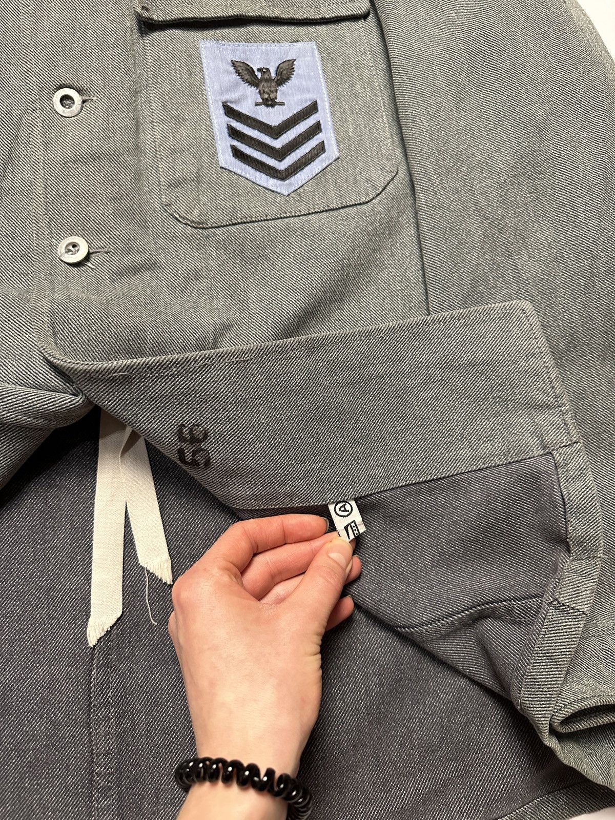 Vintage 🚨🚨FAST SALE🚨🚨Swiss Army Work Denim Jacket Size US XL / EU 56 / 4 - 7 Thumbnail