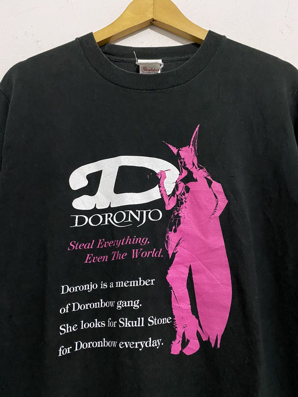 Anime 💸BINDINGOFFER💸Vintage Anime Doronjo Girl Badass tees AA0118 Size US S / EU 44-46 / 1 - 2 Thumbnail