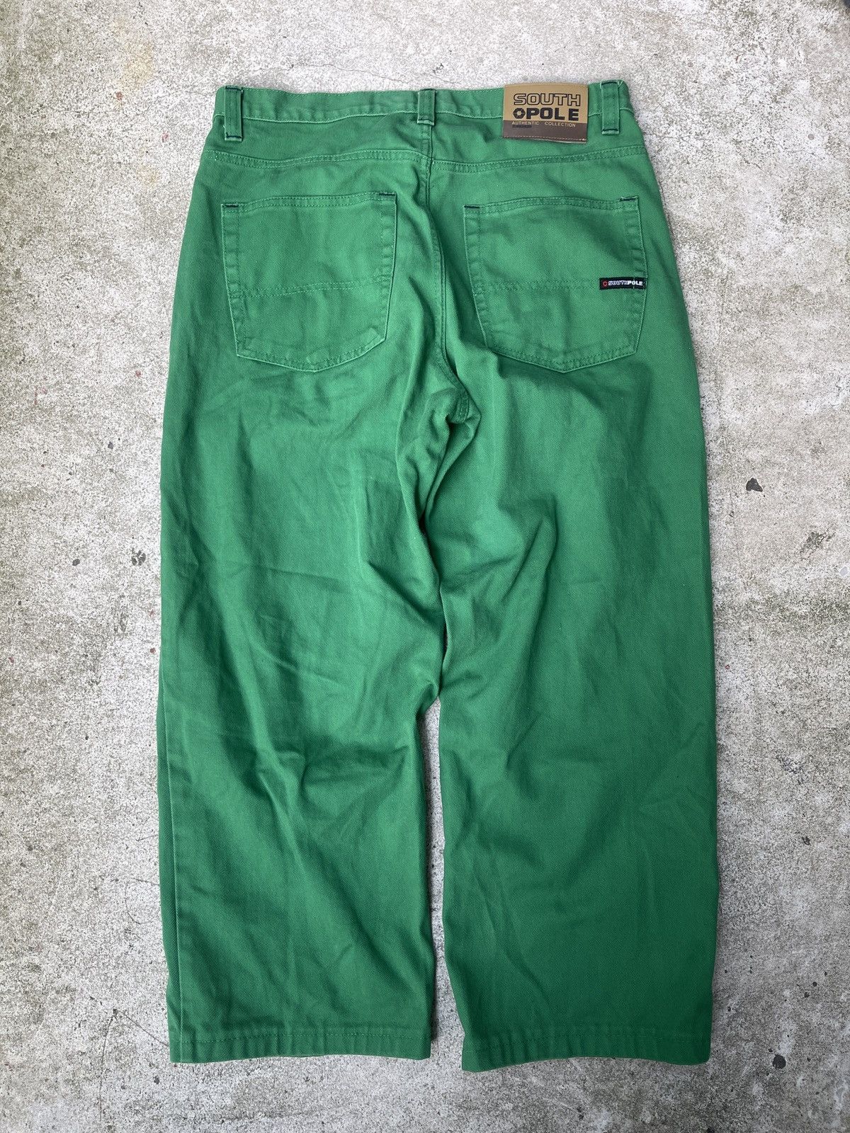 image of Baggy Green Southpole Denim Jeans 34, Men's