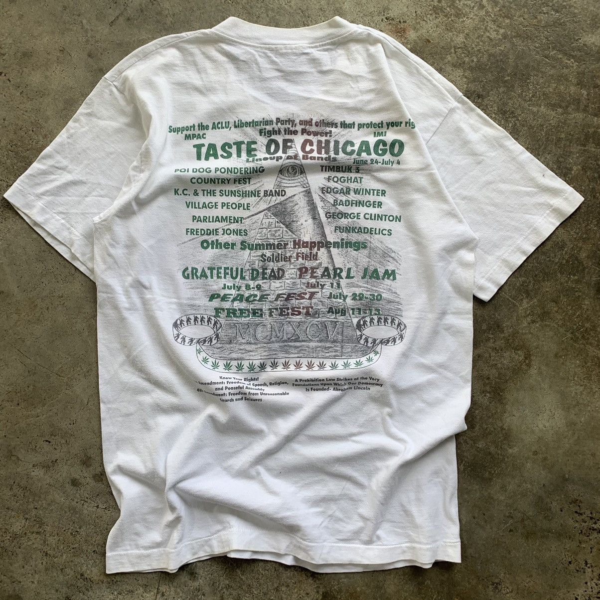 Band Tees Will work for weed marijuana taste of chicago vintage tee Size US L / EU 52-54 / 3 - 14 Thumbnail