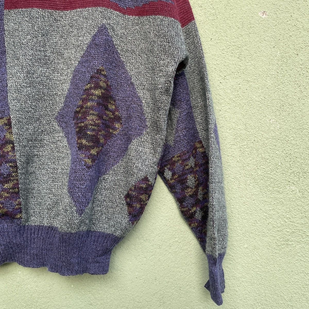 Japanese Brand Vintage KICK BROWN Rare Design Knitwear Sweater Jumper Size US L / EU 52-54 / 3 - 9 Thumbnail