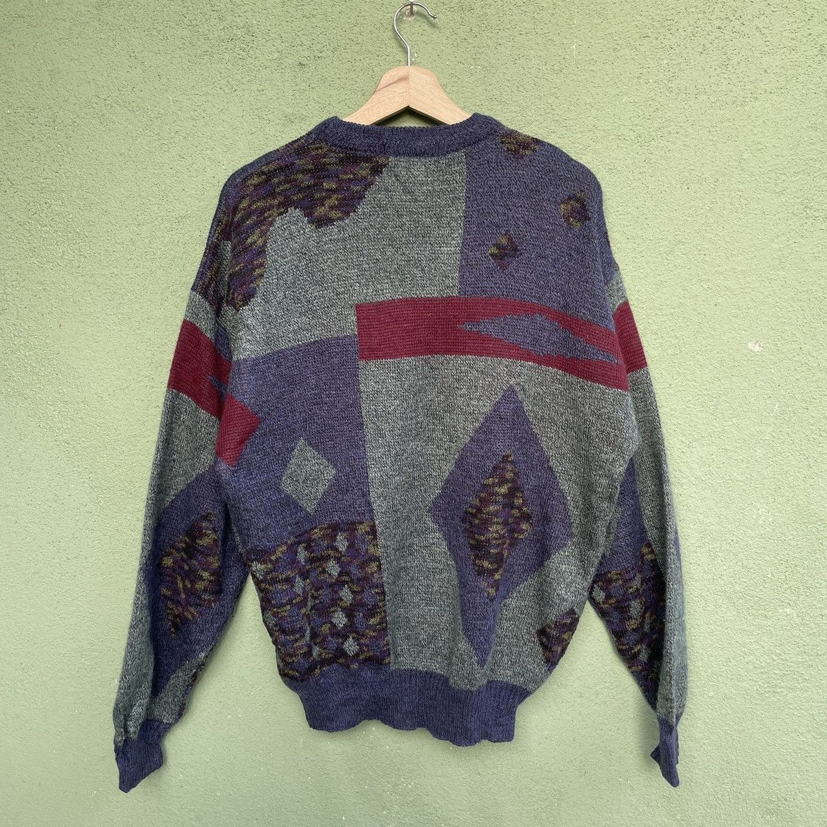 Japanese Brand Vintage KICK BROWN Rare Design Knitwear Sweater Jumper Size US L / EU 52-54 / 3 - 11 Thumbnail