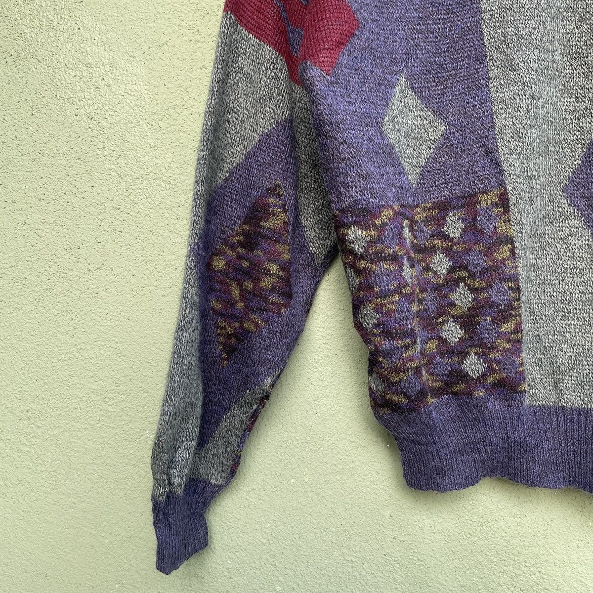 Japanese Brand Vintage KICK BROWN Rare Design Knitwear Sweater Jumper Size US L / EU 52-54 / 3 - 8 Thumbnail