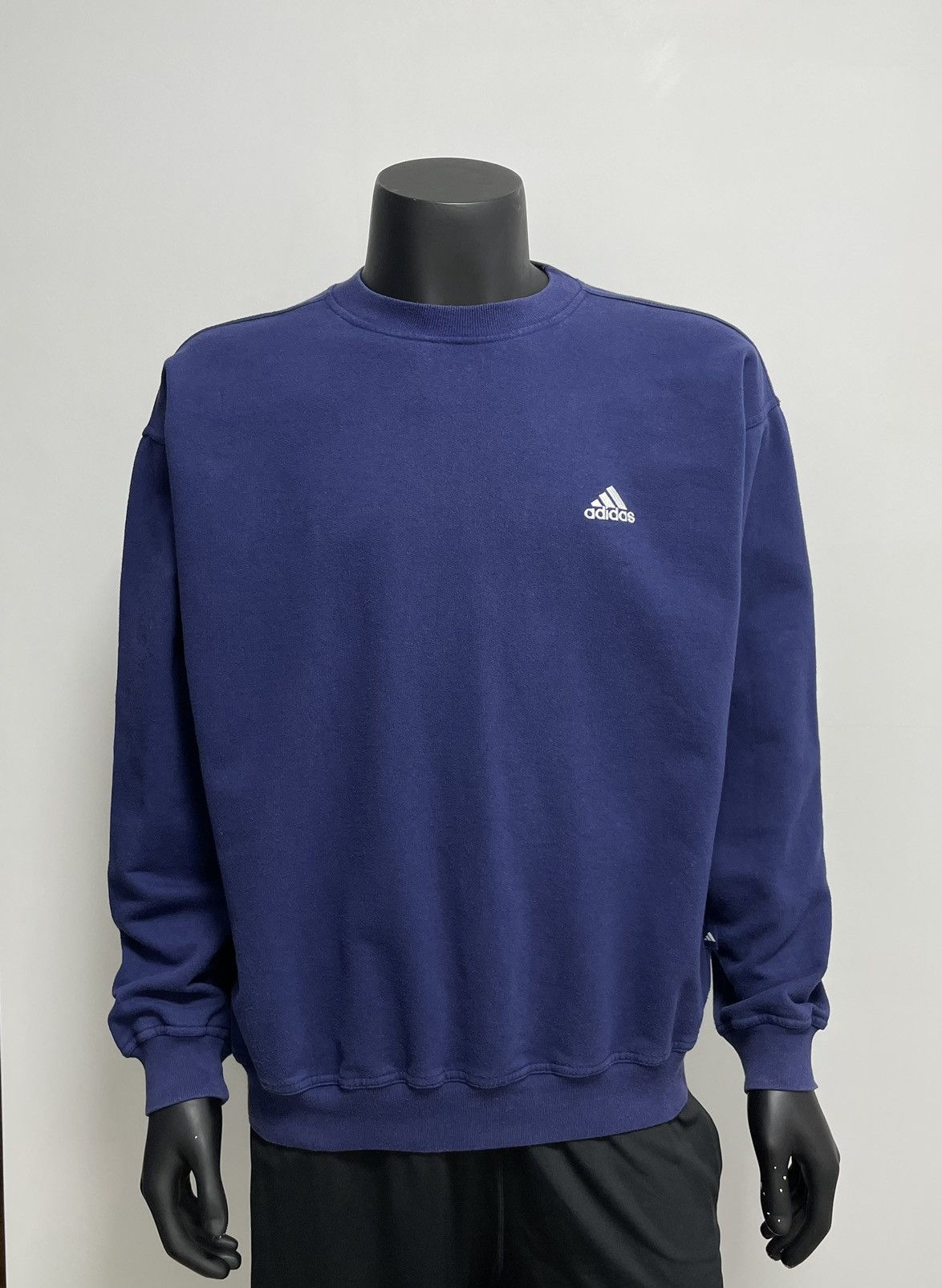 Adidas × Vintage Adidas Vintage 90s Sweatshirt Size US XL / EU 56 / 4 - 1 Thumbnail