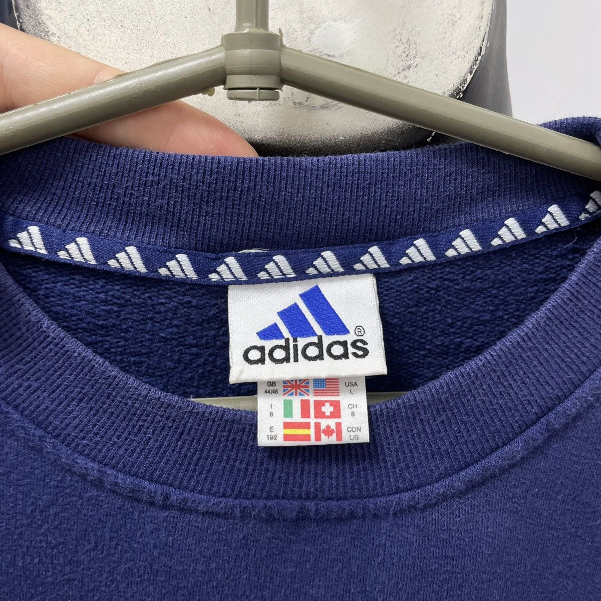 Adidas × Vintage Adidas Vintage 90s Sweatshirt Size US XL / EU 56 / 4 - 6 Thumbnail