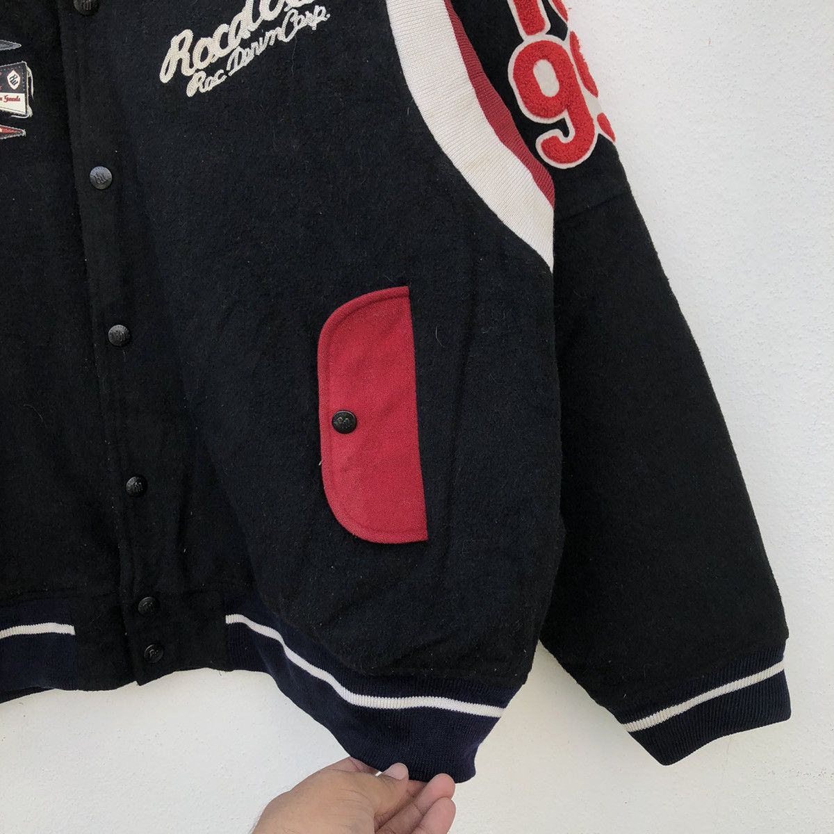 Japanese Brand VARSITY JACKET ROCAWEAR ROC DENIM CORP LIMITED EDITION Size US XXL / EU 58 / 5 - 8 Thumbnail