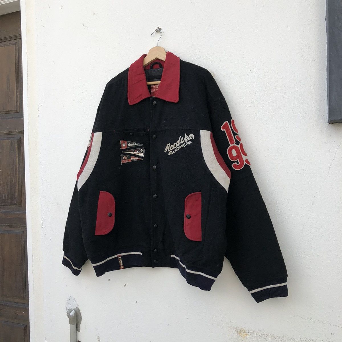 Japanese Brand VARSITY JACKET ROCAWEAR ROC DENIM CORP LIMITED EDITION Size US XXL / EU 58 / 5 - 3 Thumbnail