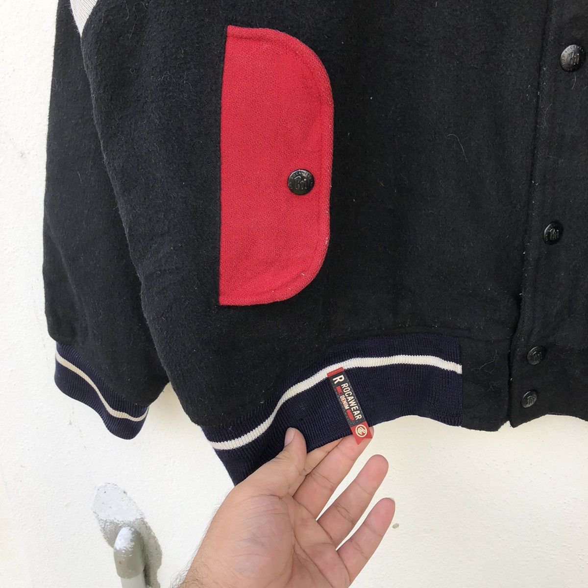 Japanese Brand VARSITY JACKET ROCAWEAR ROC DENIM CORP LIMITED EDITION Size US XXL / EU 58 / 5 - 9 Thumbnail