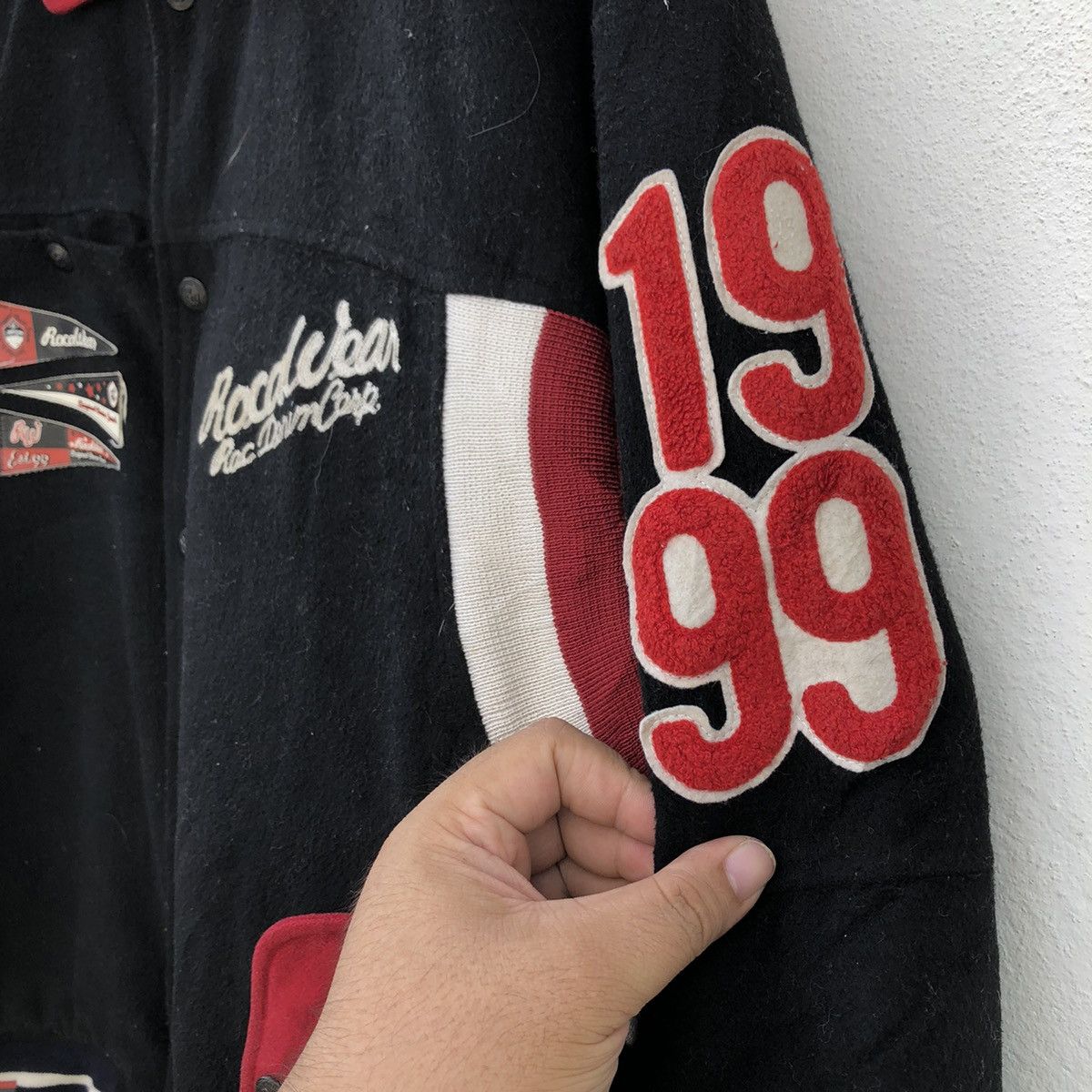 Japanese Brand VARSITY JACKET ROCAWEAR ROC DENIM CORP LIMITED EDITION Size US XXL / EU 58 / 5 - 5 Thumbnail