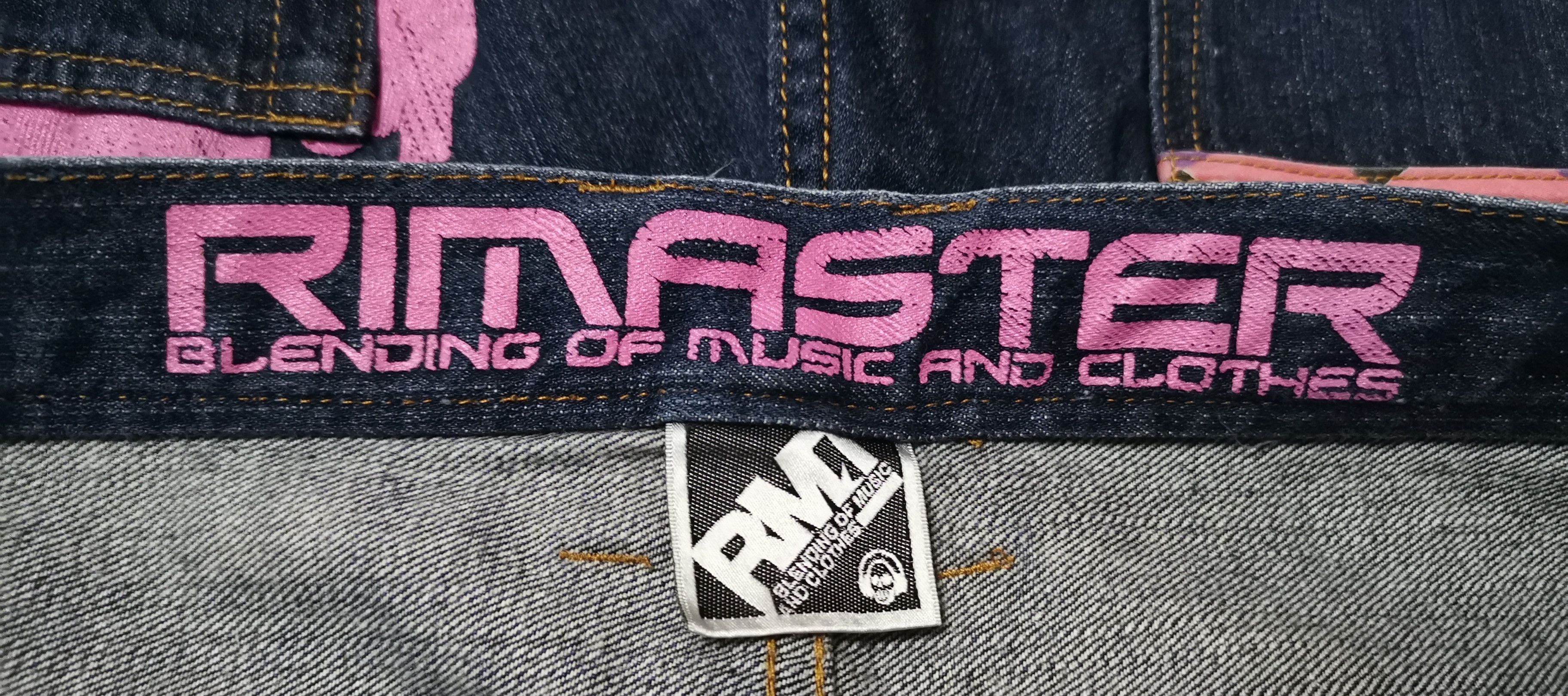 Japanese Brand Rimaster Blending Of Music And Clothes Denim Pants Size US 31 - 5 Thumbnail