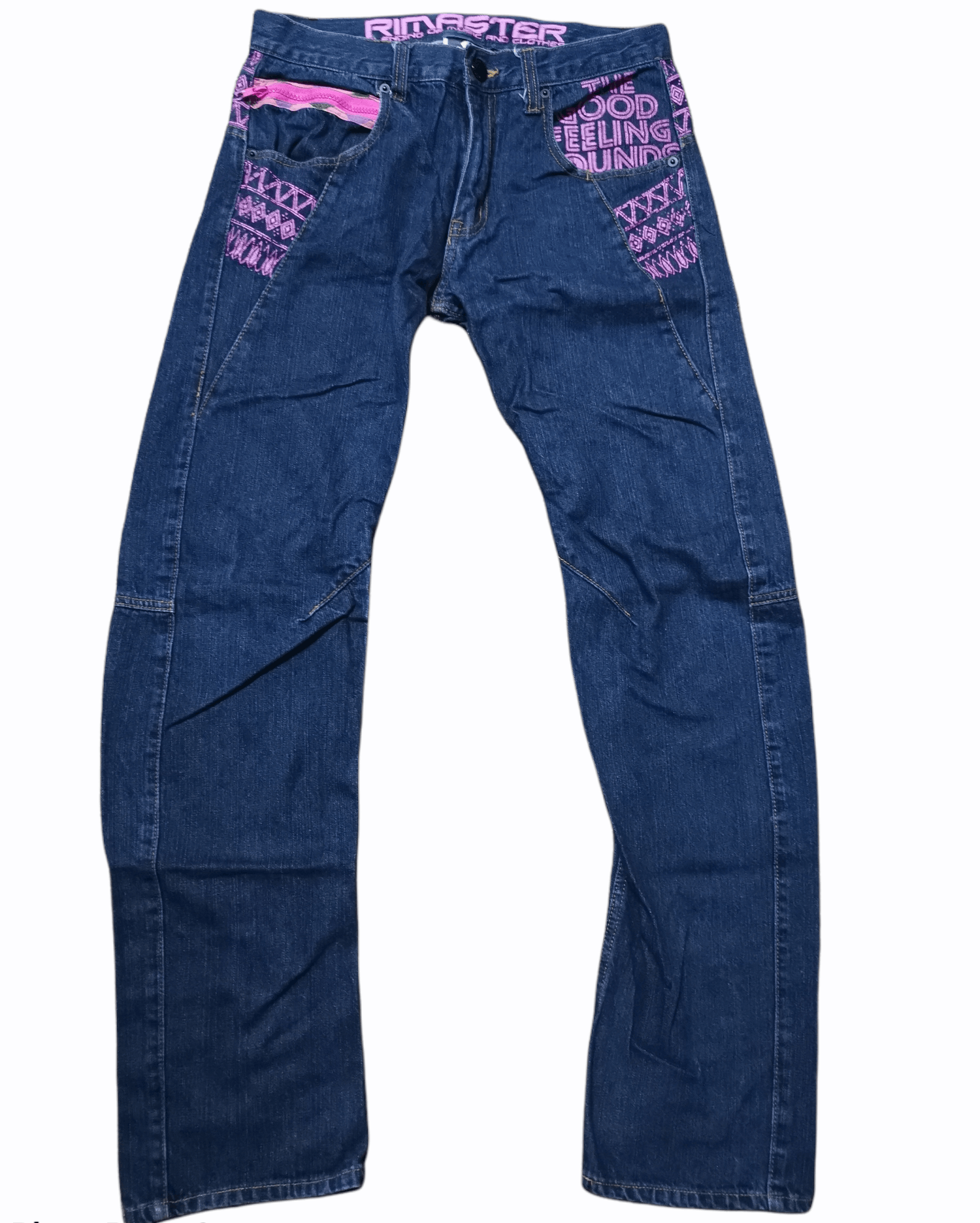 Japanese Brand Rimaster Blending Of Music And Clothes Denim Pants Size US 31 - 1 Thumbnail