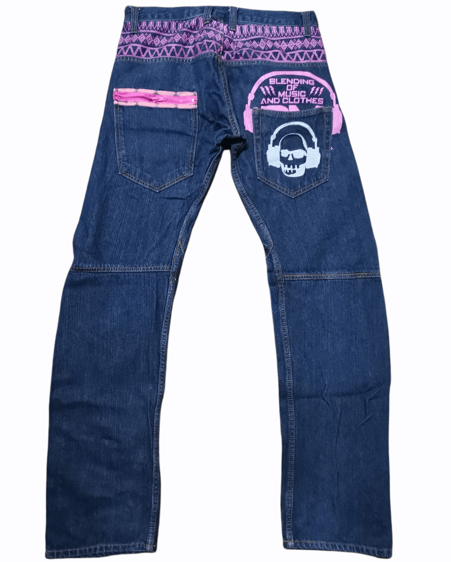Japanese Brand Rimaster Blending Of Music And Clothes Denim Pants Size US 31 - 2 Thumbnail