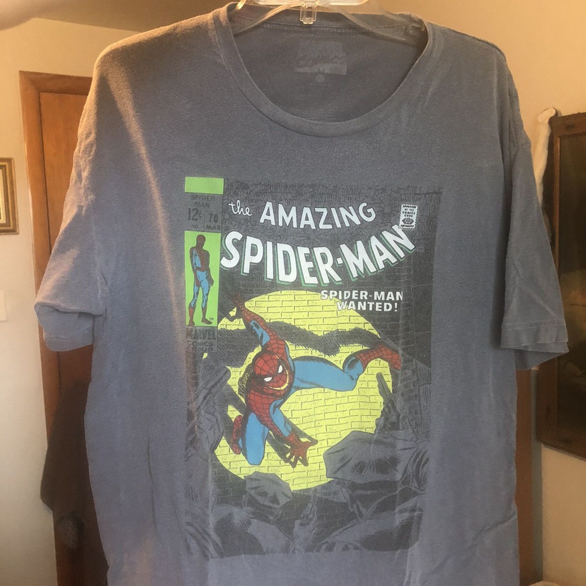 Marvel Comics Vintage The Amazing Spider-Man Retro Comics Graphic Logo Tee Size US XL / EU 56 / 4 - 6 Thumbnail