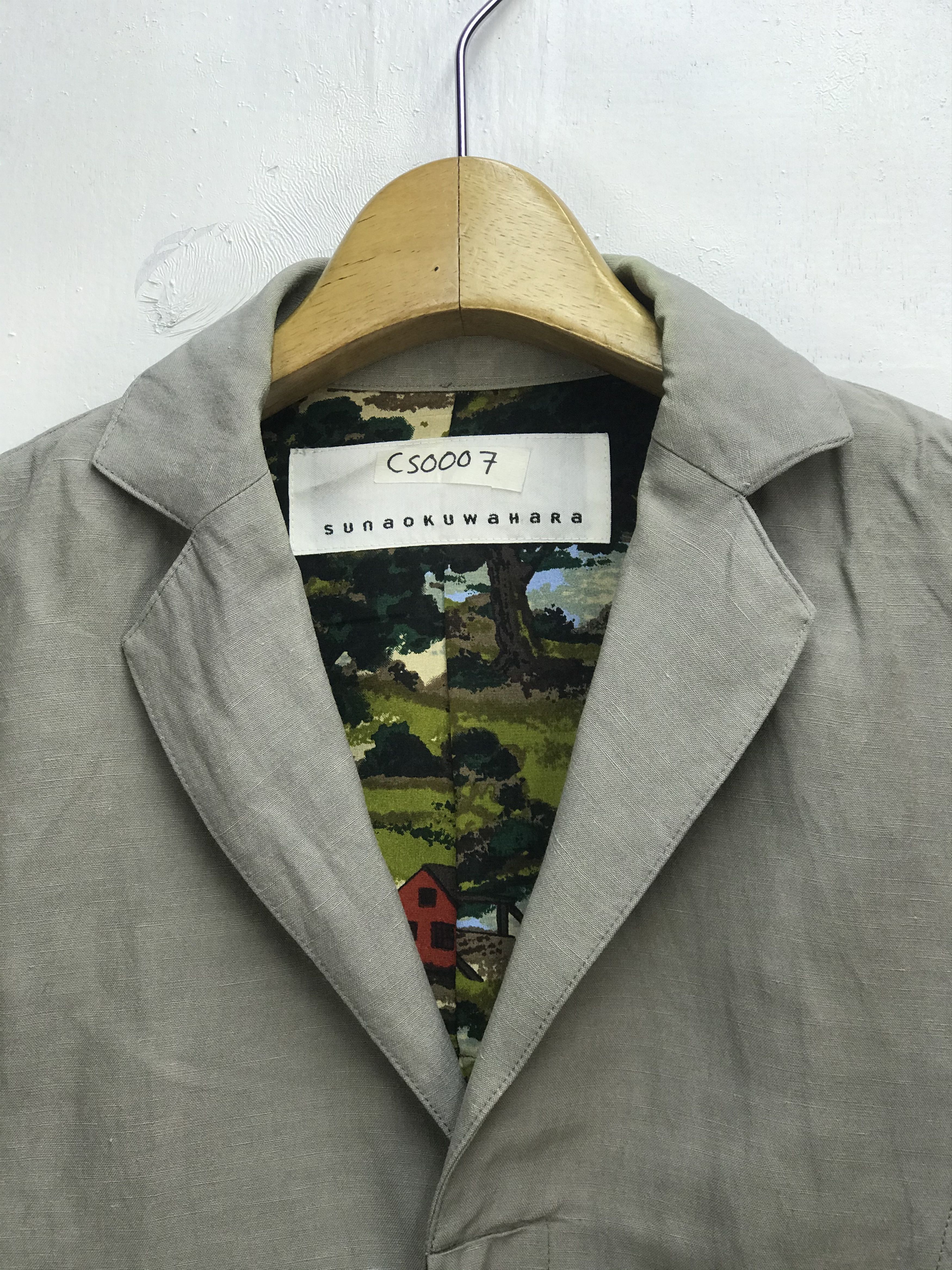 Issey Miyake SUNAOKUWAHARA ISSEY MIYAKE NICE DESIGN LINEN/RAYON OVERCOAT Size US M / EU 48-50 / 2 - 4 Thumbnail