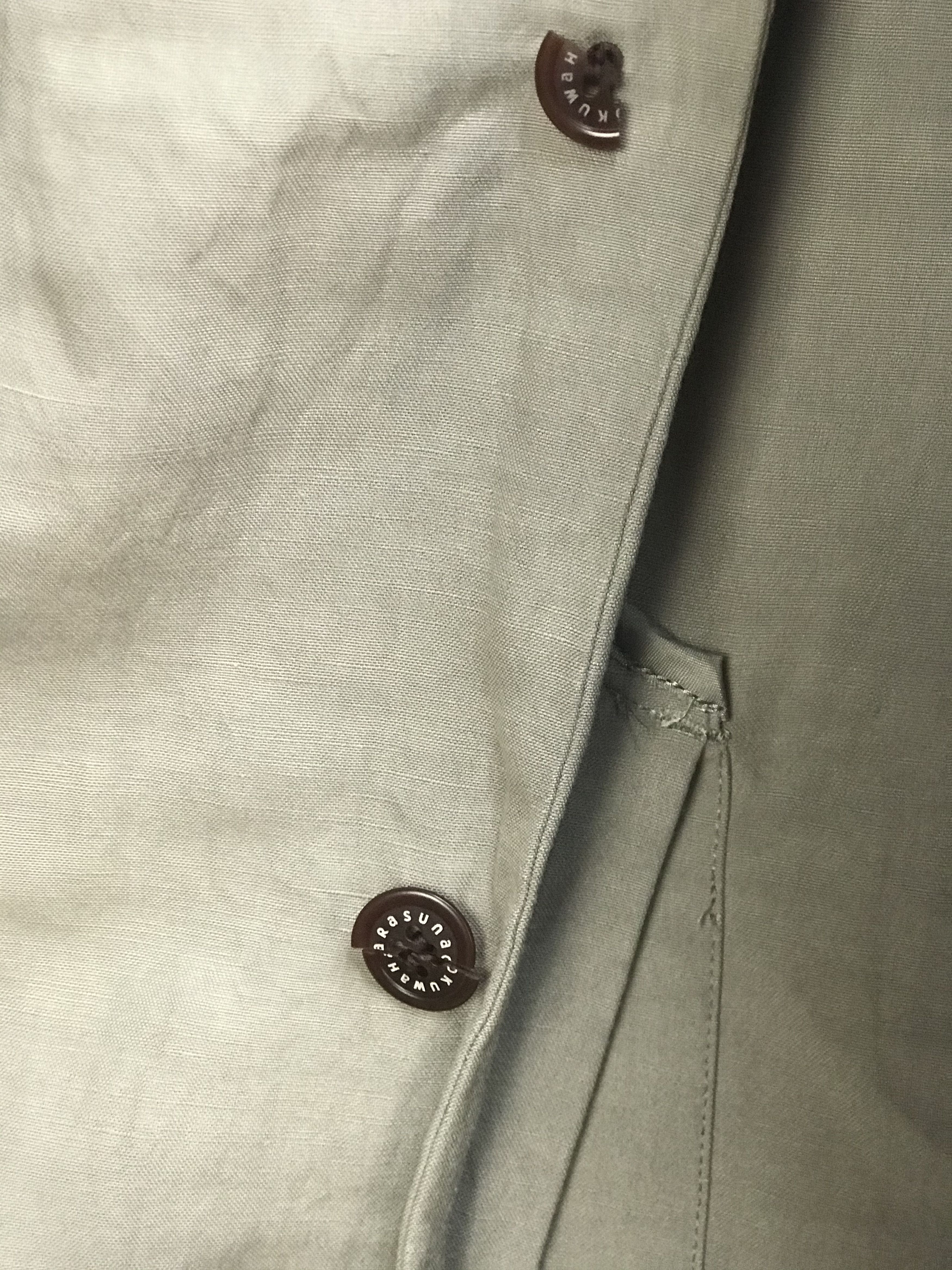 Issey Miyake SUNAOKUWAHARA ISSEY MIYAKE NICE DESIGN LINEN/RAYON OVERCOAT Size US M / EU 48-50 / 2 - 5 Thumbnail