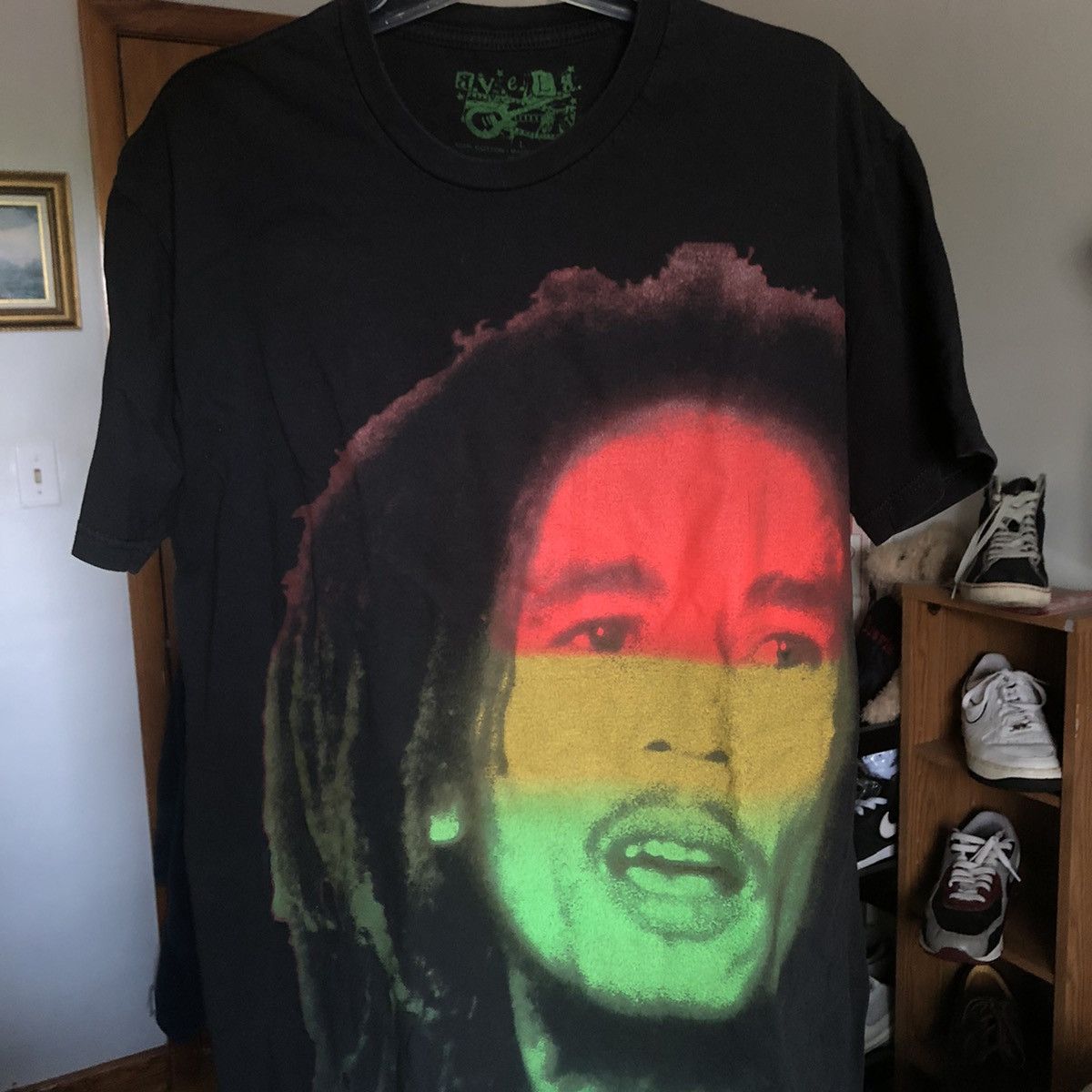 Bob Marley Vintage 2000s Bob Marley Big Face Movie Graphic Logo T Shirt Size US L / EU 52-54 / 3 - 1 Thumbnail