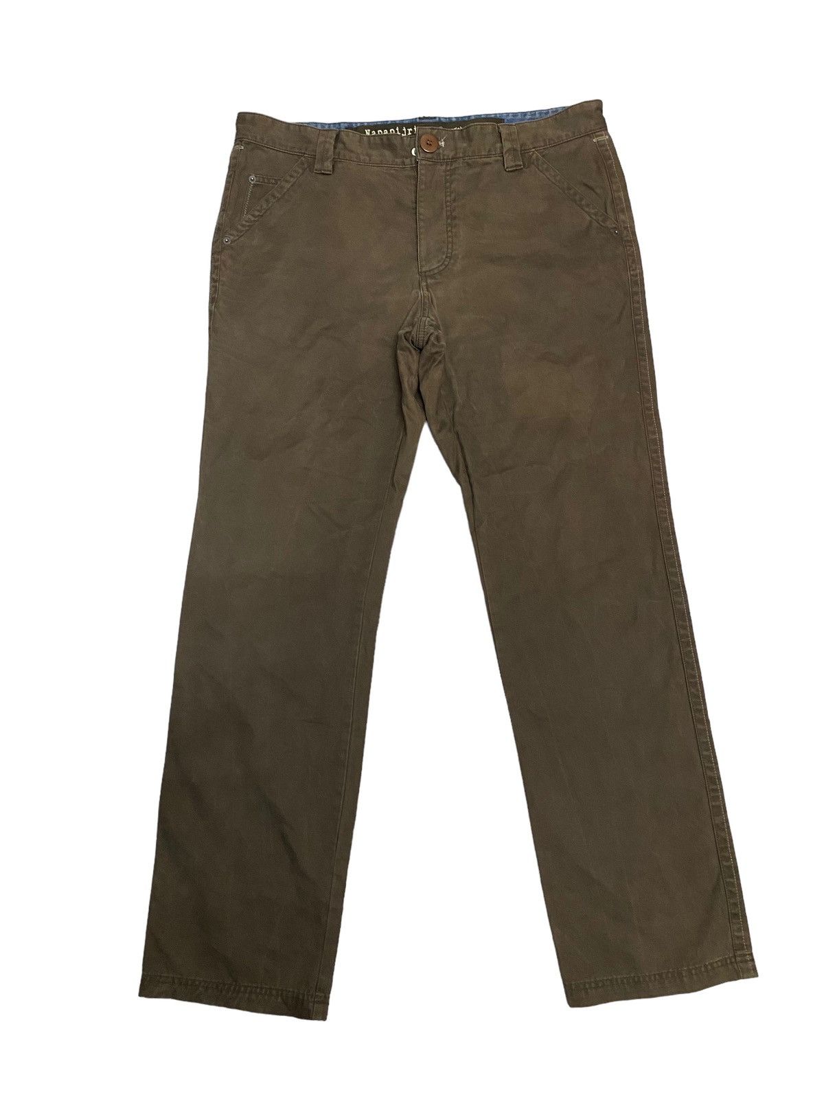 image of Archival Clothing x Napapijri Offervintage Napapijri Sim Fit Pant in Brown, Men's (Size 40)