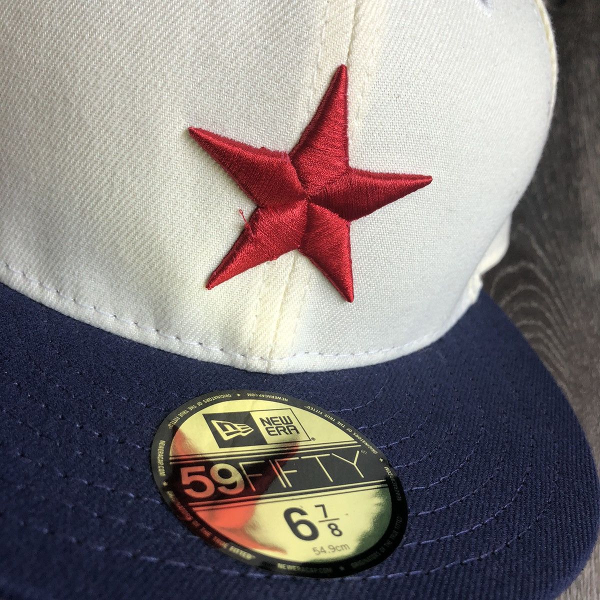 Authentic Negro Leagues Vintage 00s NLBM Philadelphia Stars New Era Fitted Hat 6 7/8 Size ONE SIZE - 2 Thumbnail