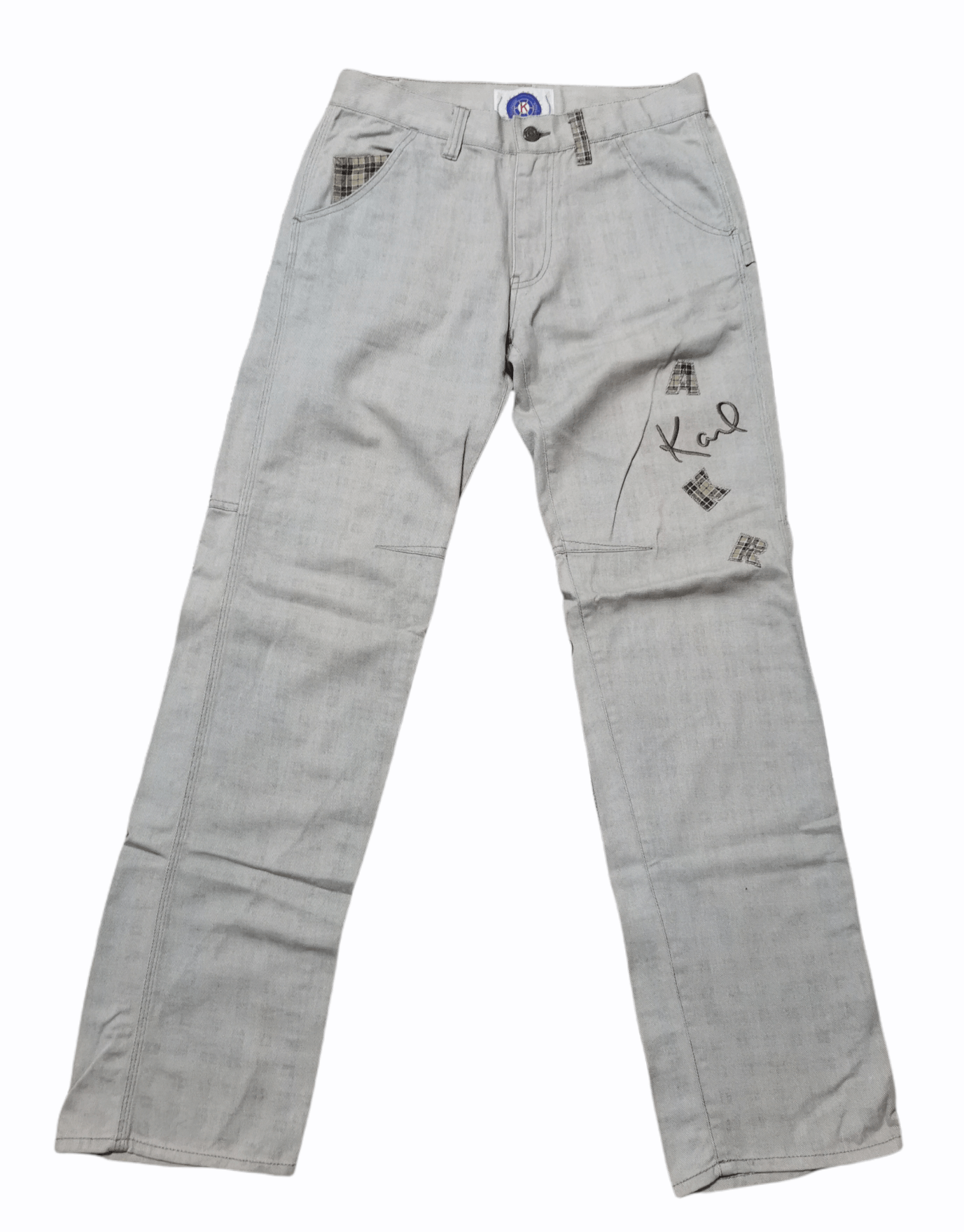 Japanese Brand Karl Helmut Denim Pants With Embroidery Size US 30 / EU 46 - 1 Thumbnail
